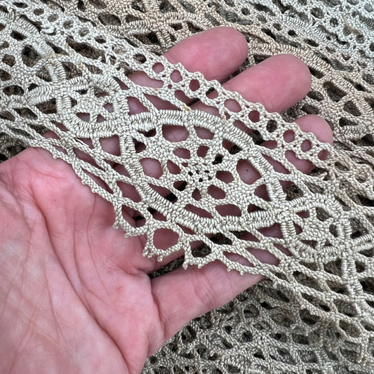 Wholesale Vintage French Lace Trim – 26m – Le Puy-en-Velay Cotton Lace - Bobbins&Needles