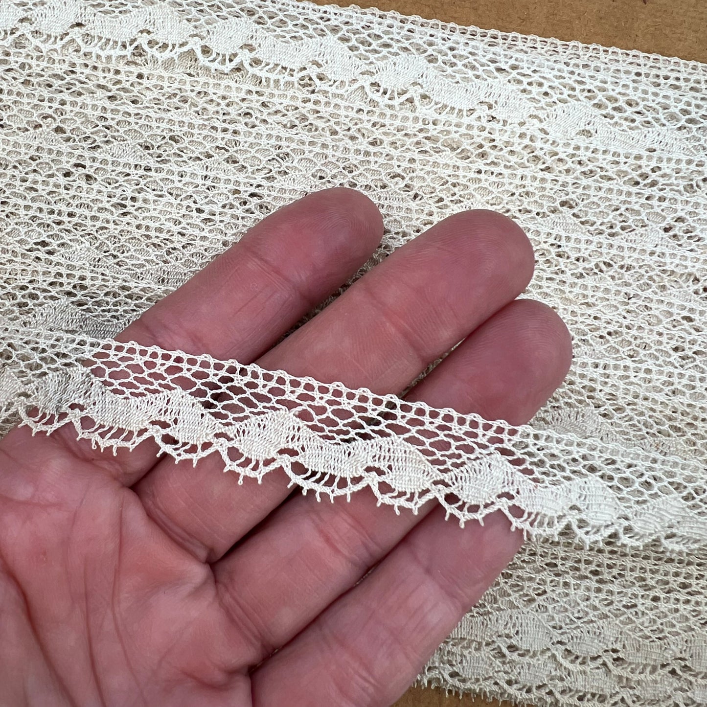 Wholesale Vintage French Lace Trim – 50m – Le Puy-en-Velay Cotton Lace