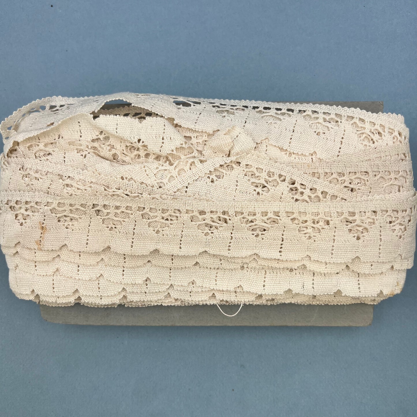 Wholesale Vintage French Lace Trim – 42m – Le Puy-en-Velay Cotton Lace