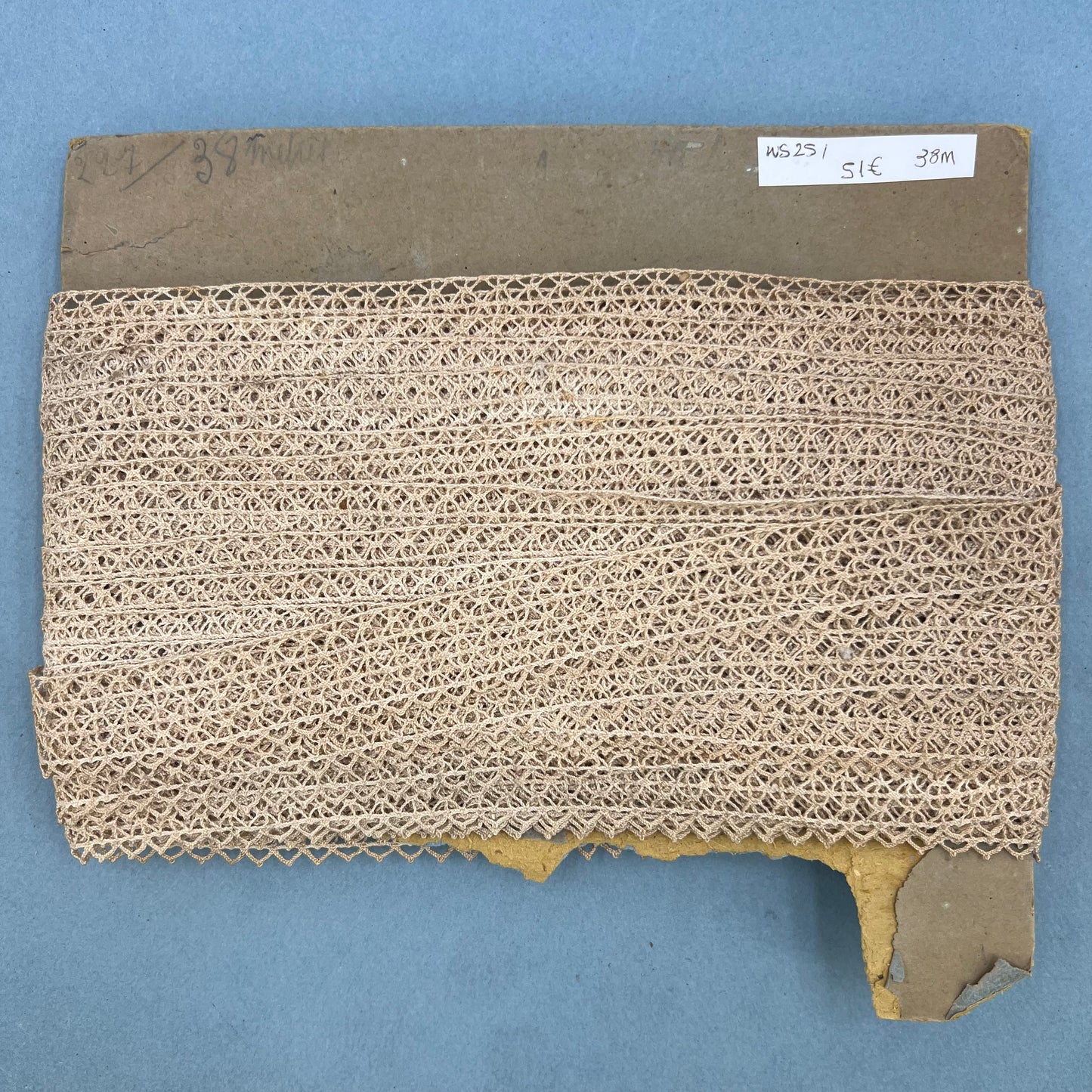 Wholesale Vintage French Lace Trim – 38m – Le Puy-en-Velay Cotton Lace