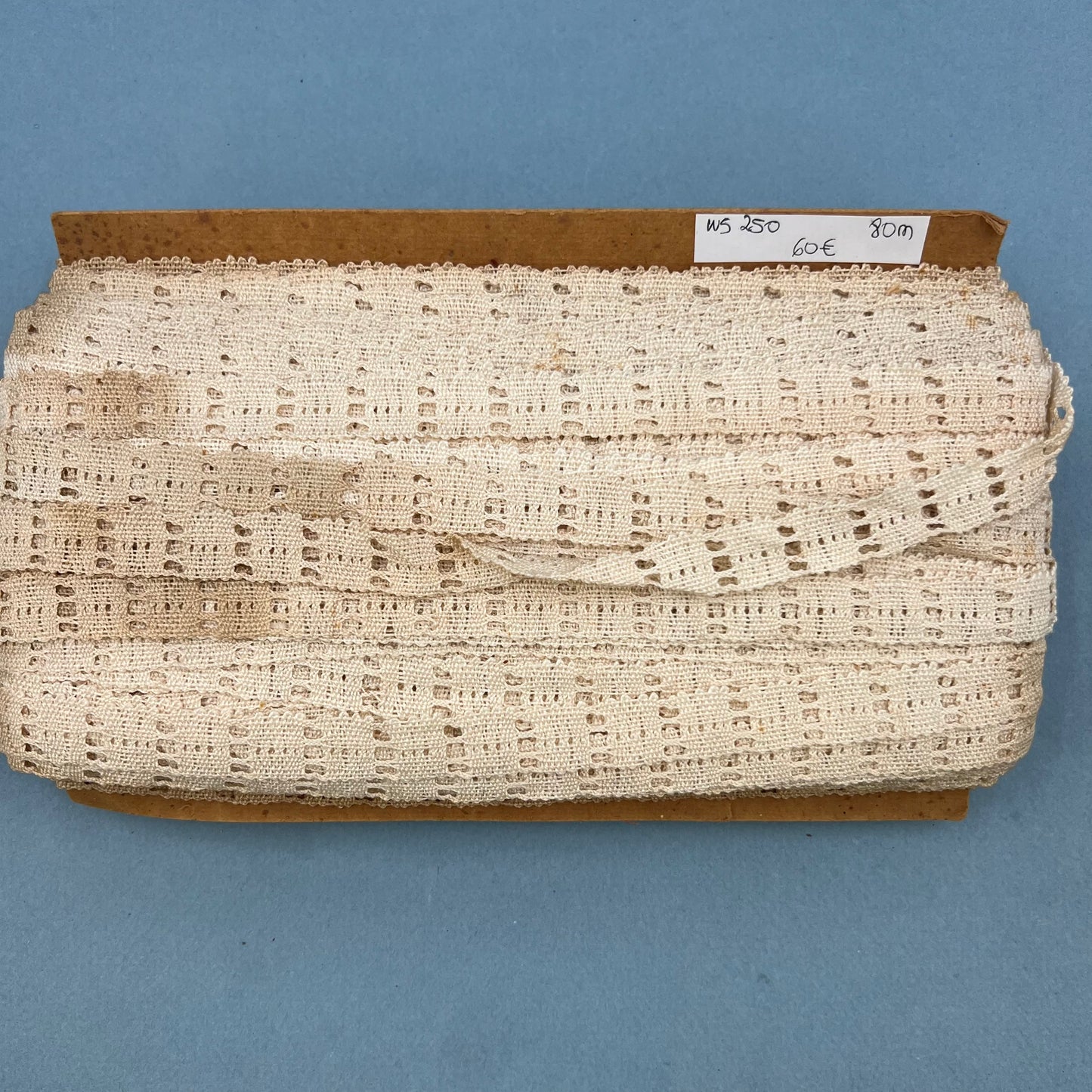 Wholesale Vintage French Lace Trim – 80m – Le Puy-en-Velay Cotton Lace