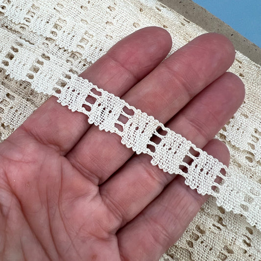 Wholesale Vintage French Lace Trim – 100m – Le Puy-en-Velay Cotton Lace - Bobbins&Needles