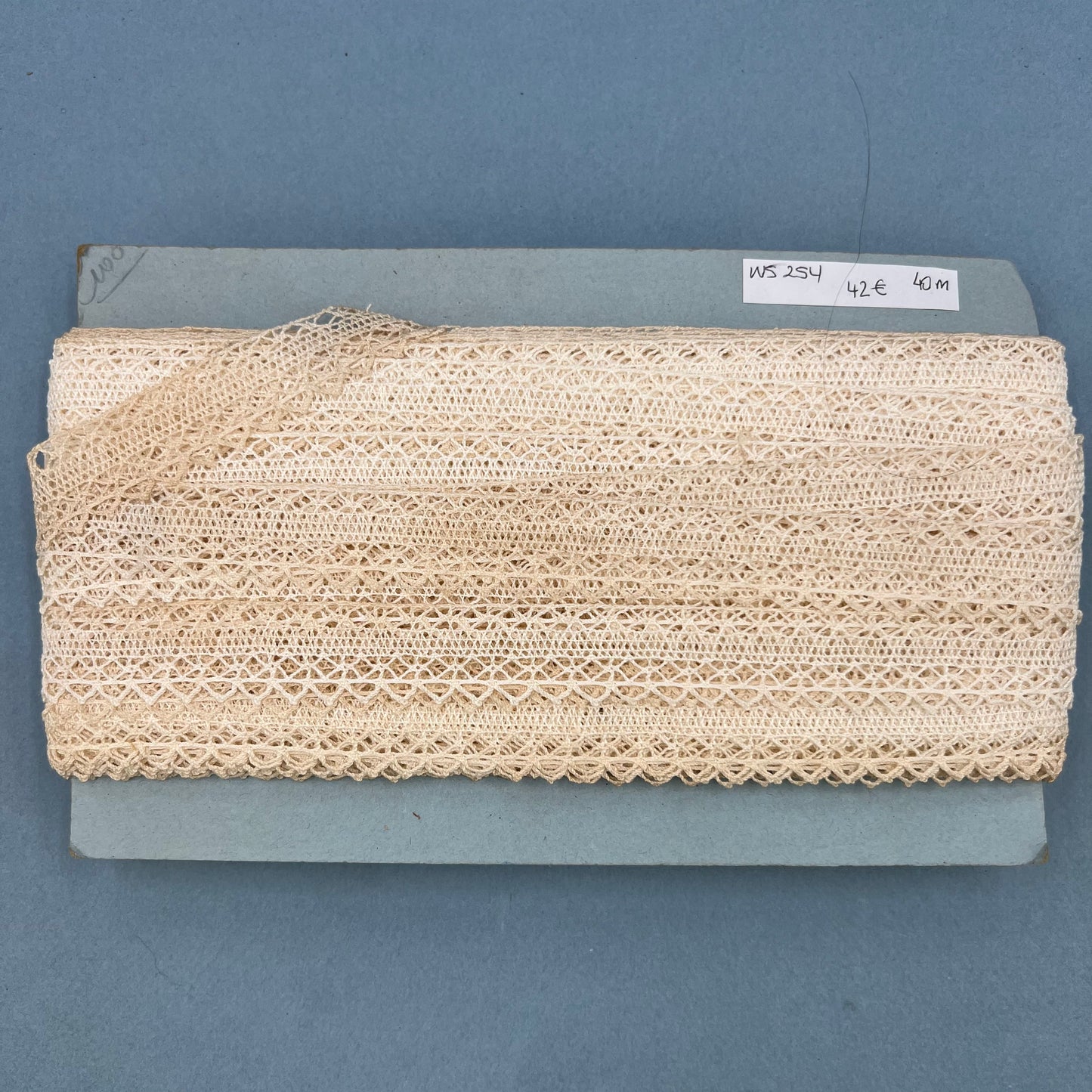 Wholesale Vintage French Lace Trim – 40m – Le Puy-en-Velay Cotton Lace