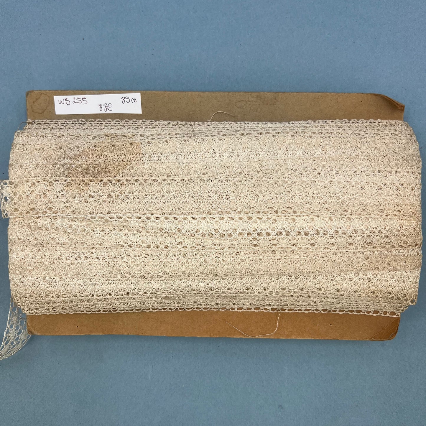 Wholesale Vintage French Lace Trim – 85m – Le Puy-en-Velay Cotton Lace
