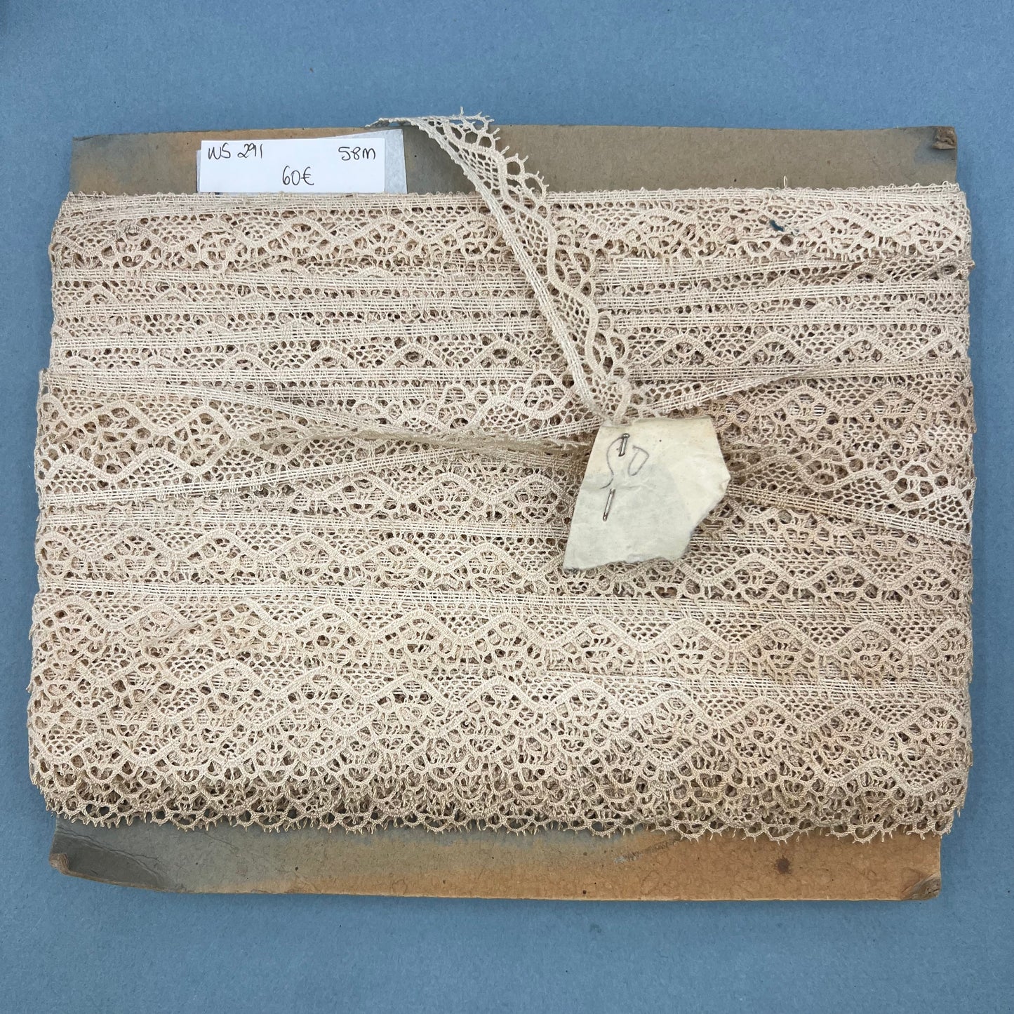 Wholesale Vintage French Lace Trim – 58m – Le Puy-en-Velay Cotton Lace