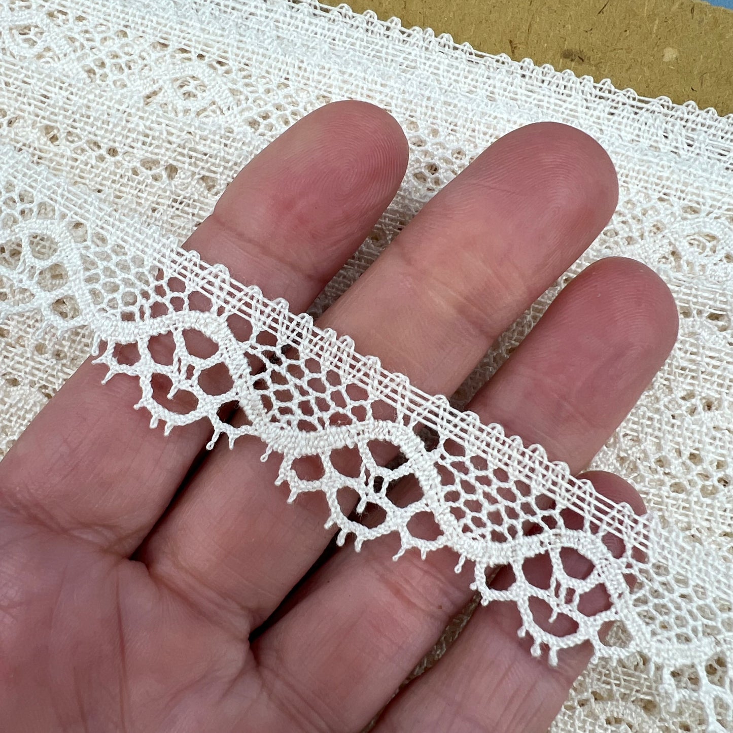 Wholesale Vintage French Lace Trim – 45m – Le Puy-en-Velay Cotton Lace