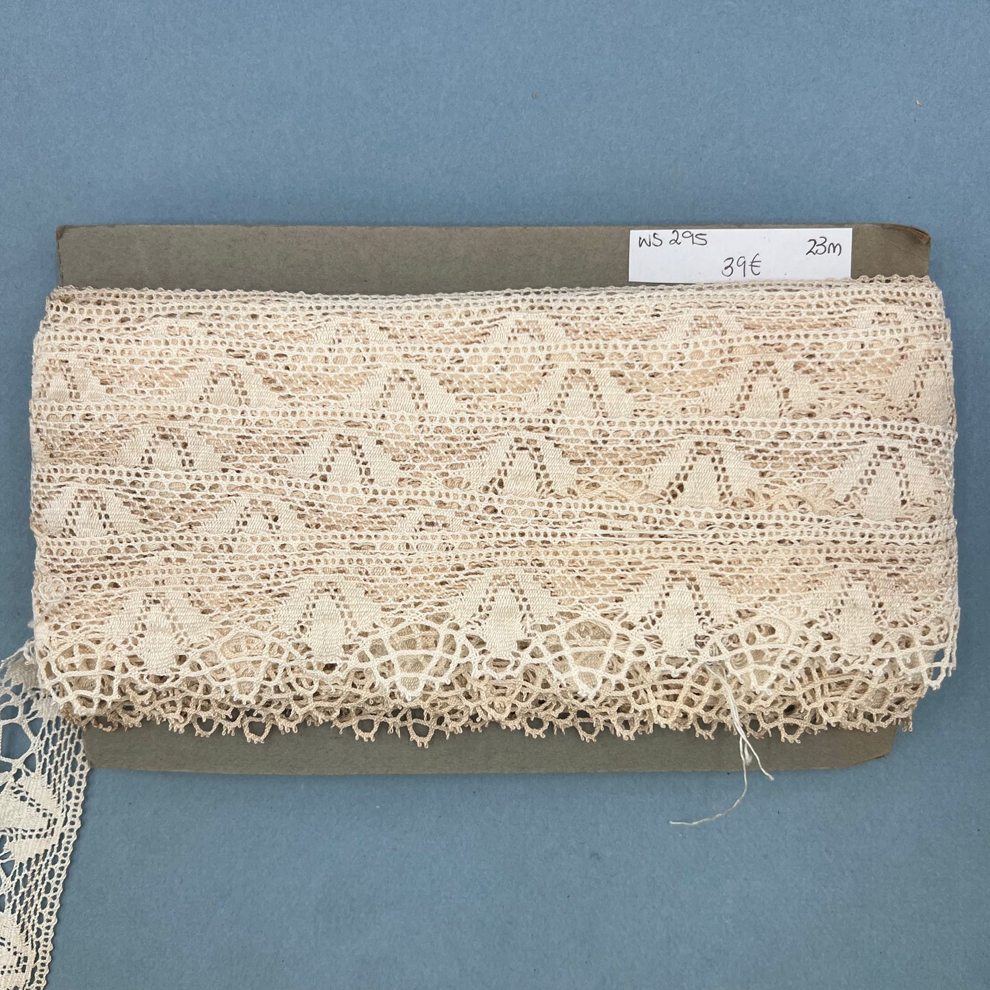 Wholesale Vintage French Lace Trim – 23m – Le Puy-en-Velay Cotton Lace (Copy)