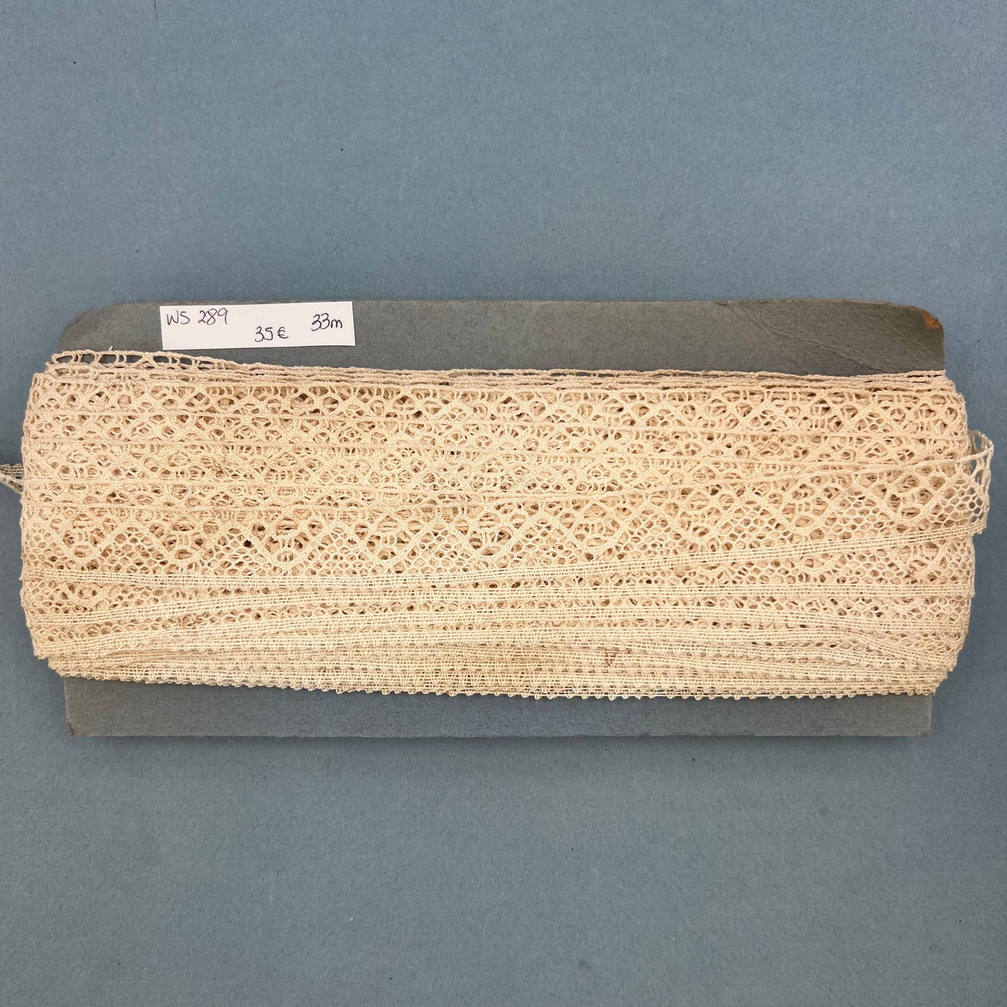 Wholesale Vintage French Lace Trim – 33m – Le Puy-en-Velay Cotton Lace