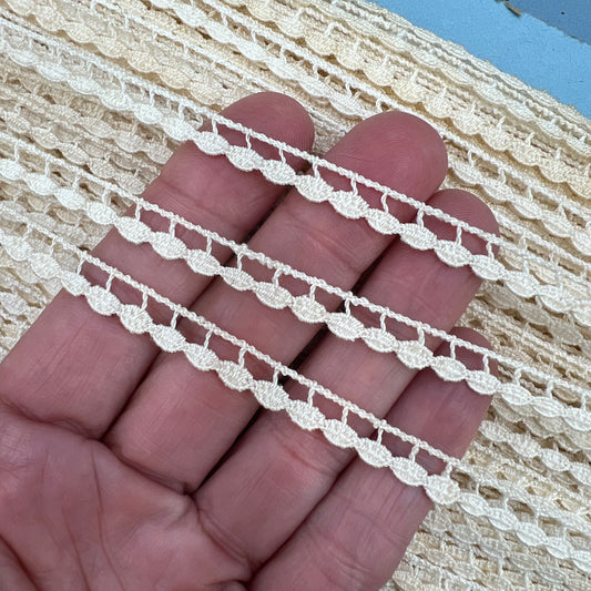 Wholesale Vintage French Lace Trim – 100m – Le Puy-en-Velay Cotton Lace - Bobbins&Needles