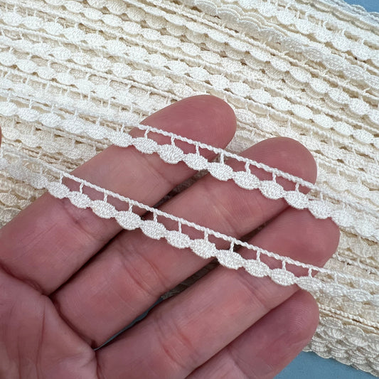 Wholesale Vintage French Lace Trim – 100m – Le Puy-en-Velay Cotton Lace - Bobbins&Needles