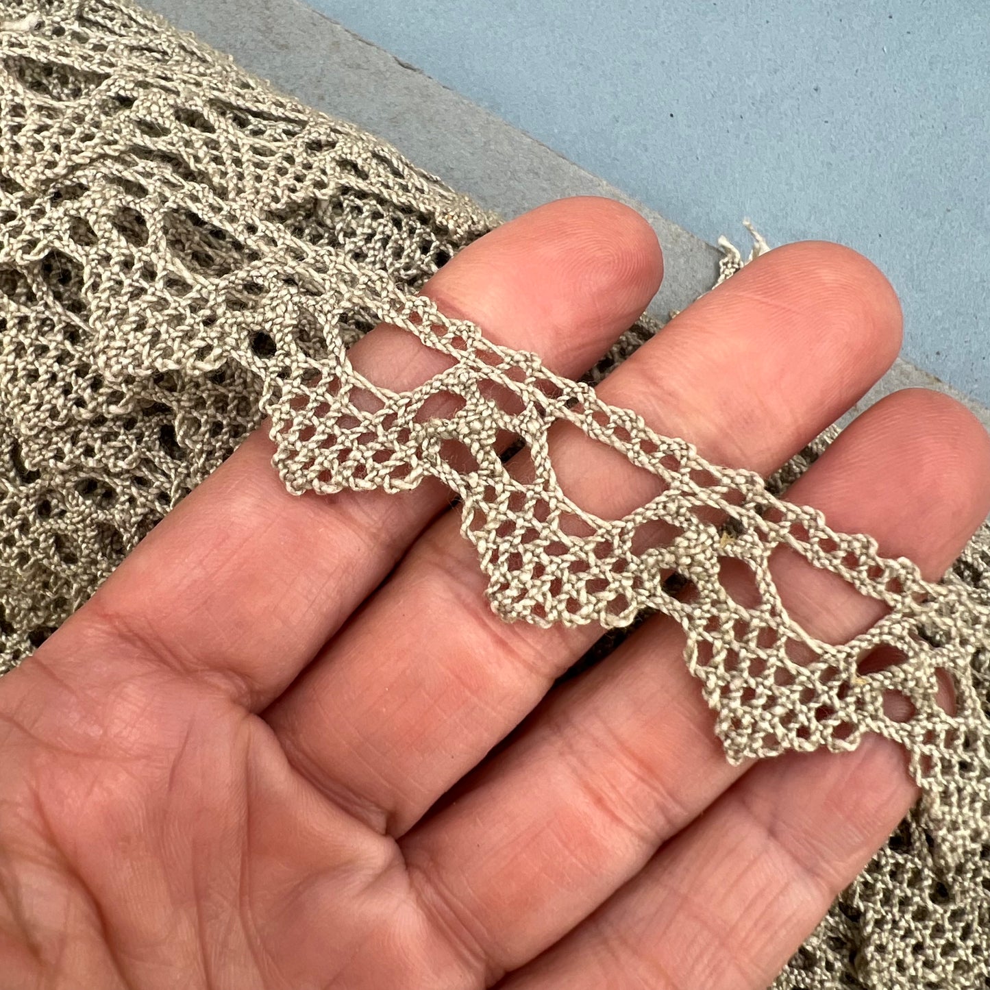 Wholesale Vintage French Lace Trim – 33m – Le Puy-en-Velay Cotton Lace
