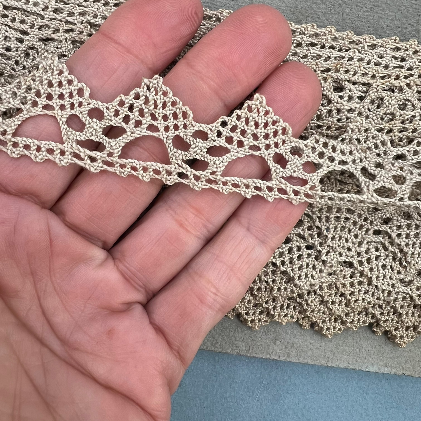 Wholesale Vintage French Lace Trim – 24m – Le Puy-en-Velay Cotton Lace