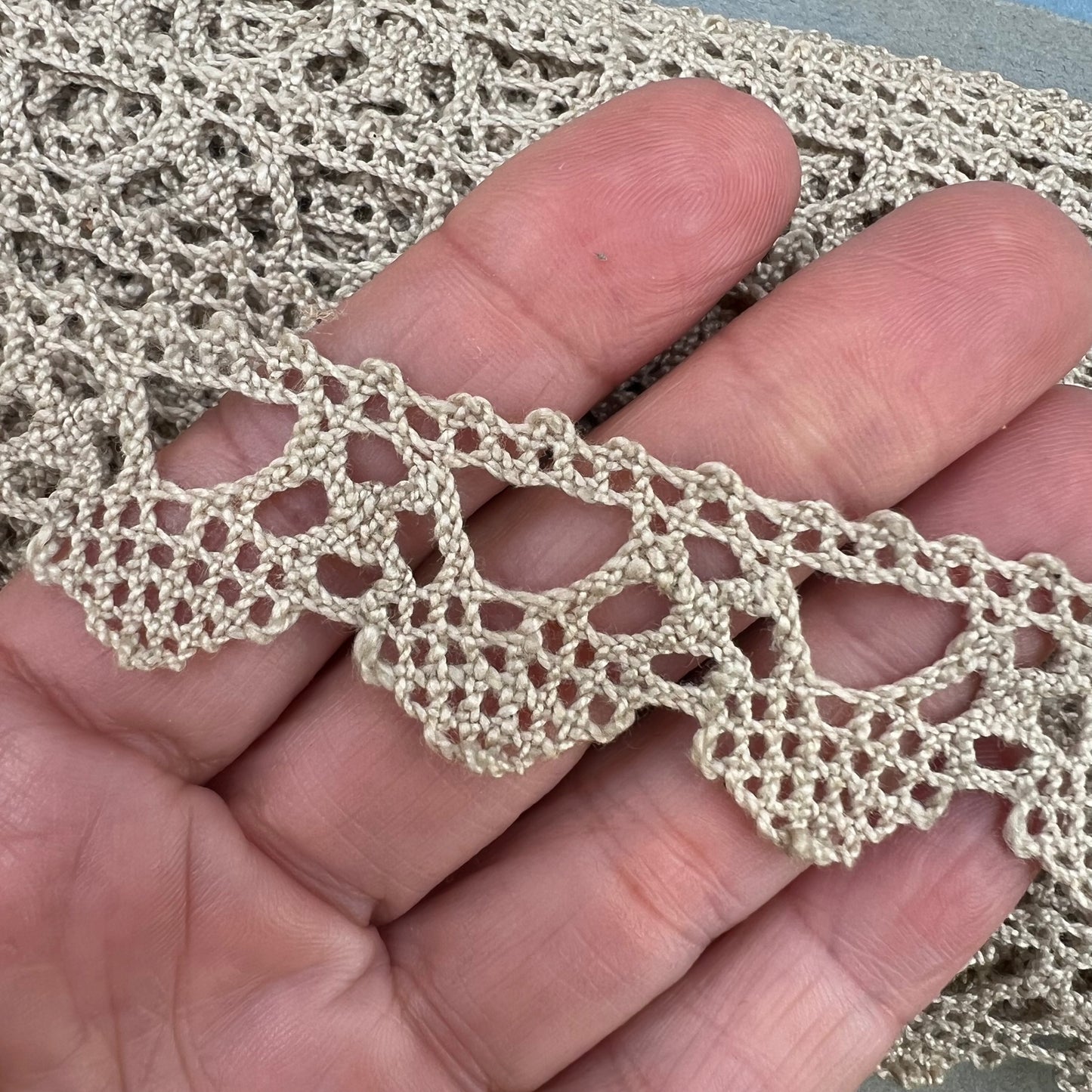 Wholesale Vintage French Lace Trim – 40m – Le Puy-en-Velay Cotton Lace