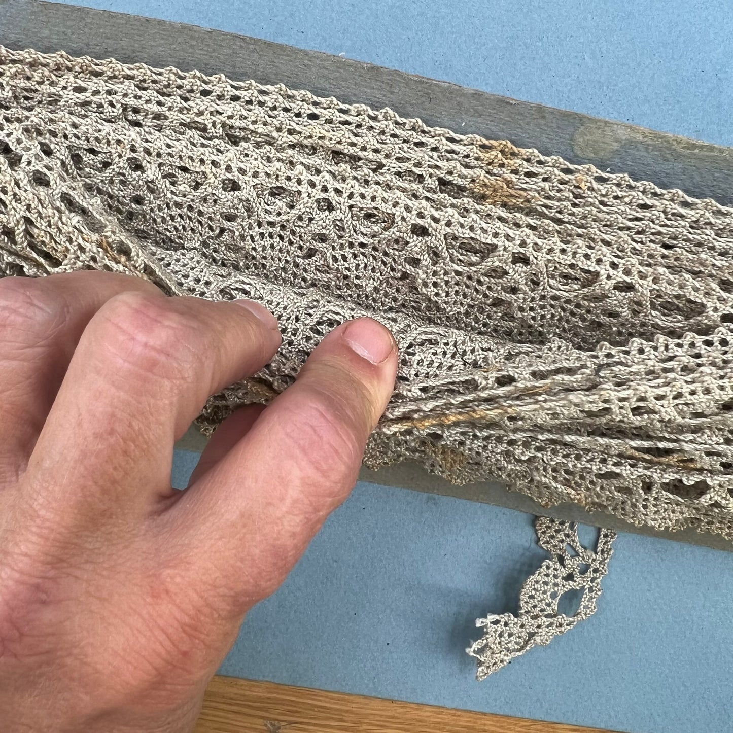 Wholesale Vintage French Lace Trim – 40m – Le Puy-en-Velay Cotton Lace
