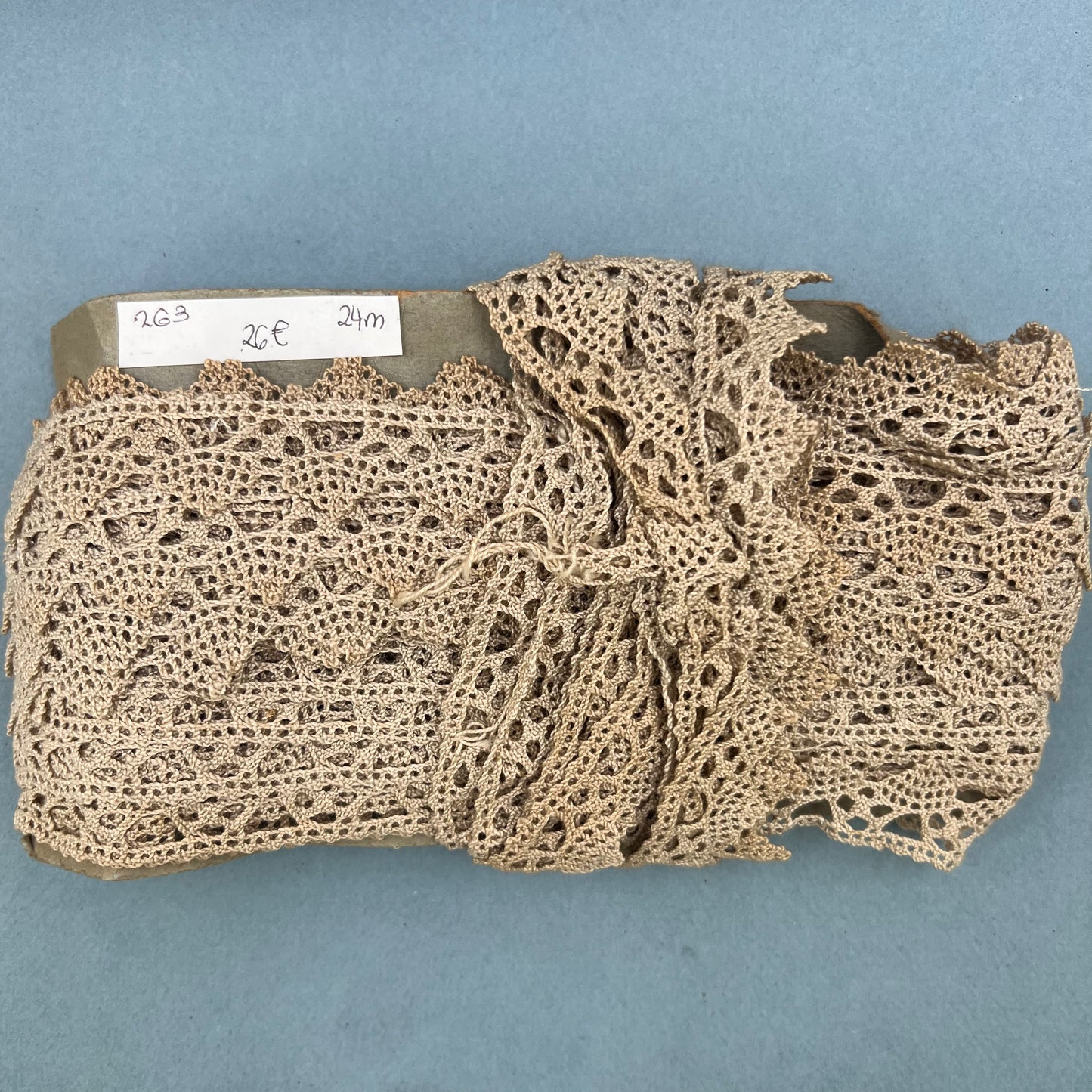 Wholesale Vintage French Lace Trim – 24m – Le Puy-en-Velay Cotton Lace