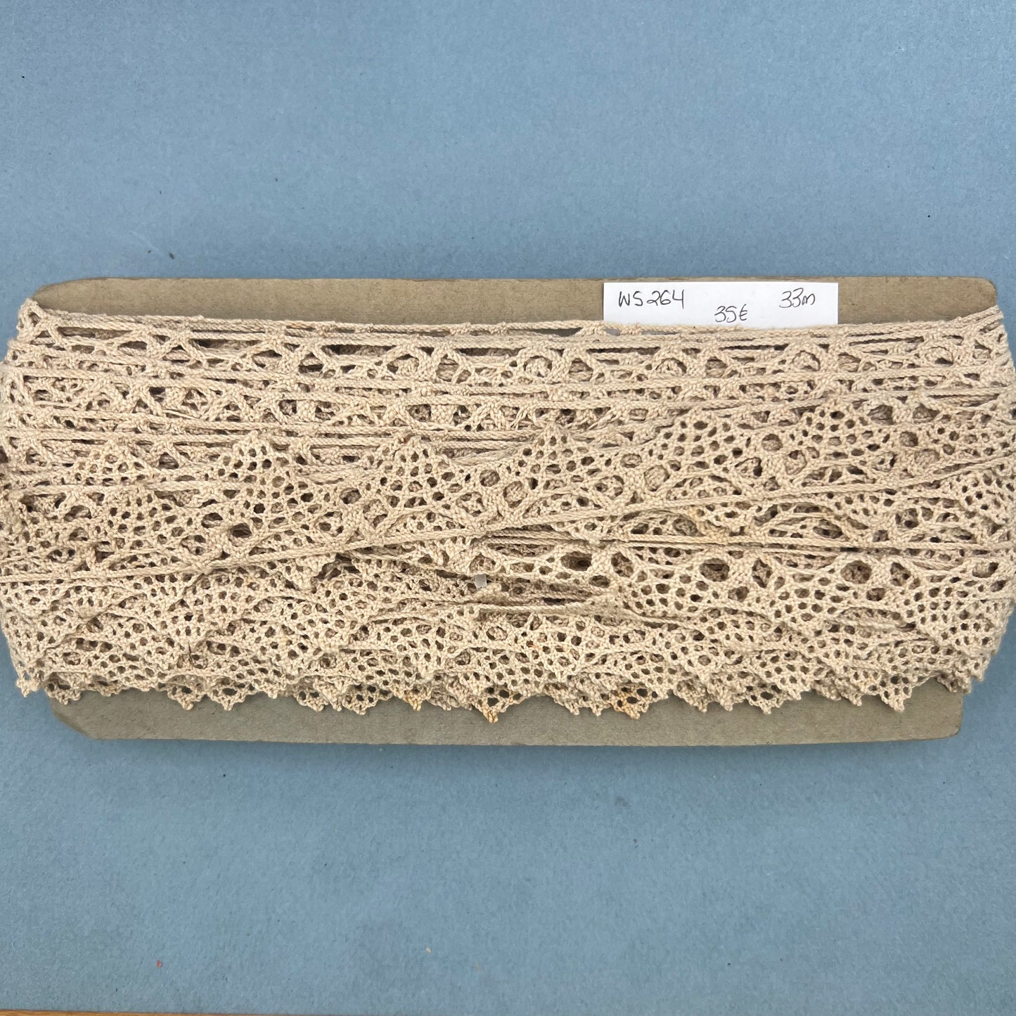 Wholesale Vintage French Lace Trim – 33m – Le Puy-en-Velay Cotton Lace