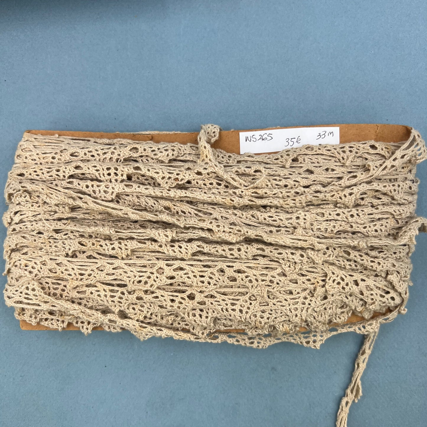 Wholesale Vintage French Lace Trim – 33m – Le Puy-en-Velay Cotton Lace