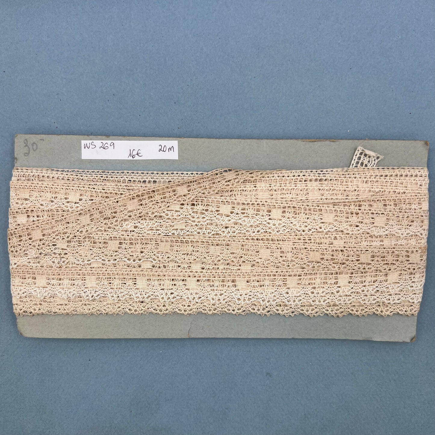 Wholesale Vintage French Lace Trim – 20m – Le Puy-en-Velay Cotton Lace