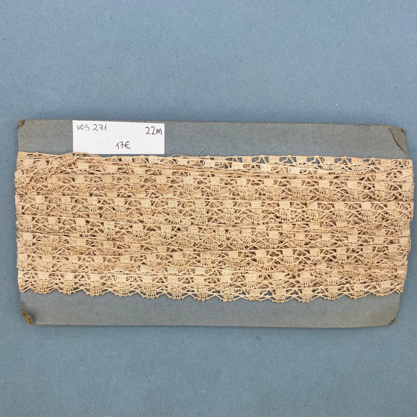 Wholesale Vintage French Lace Trim – 22m – Le Puy-en-Velay Cotton Lace