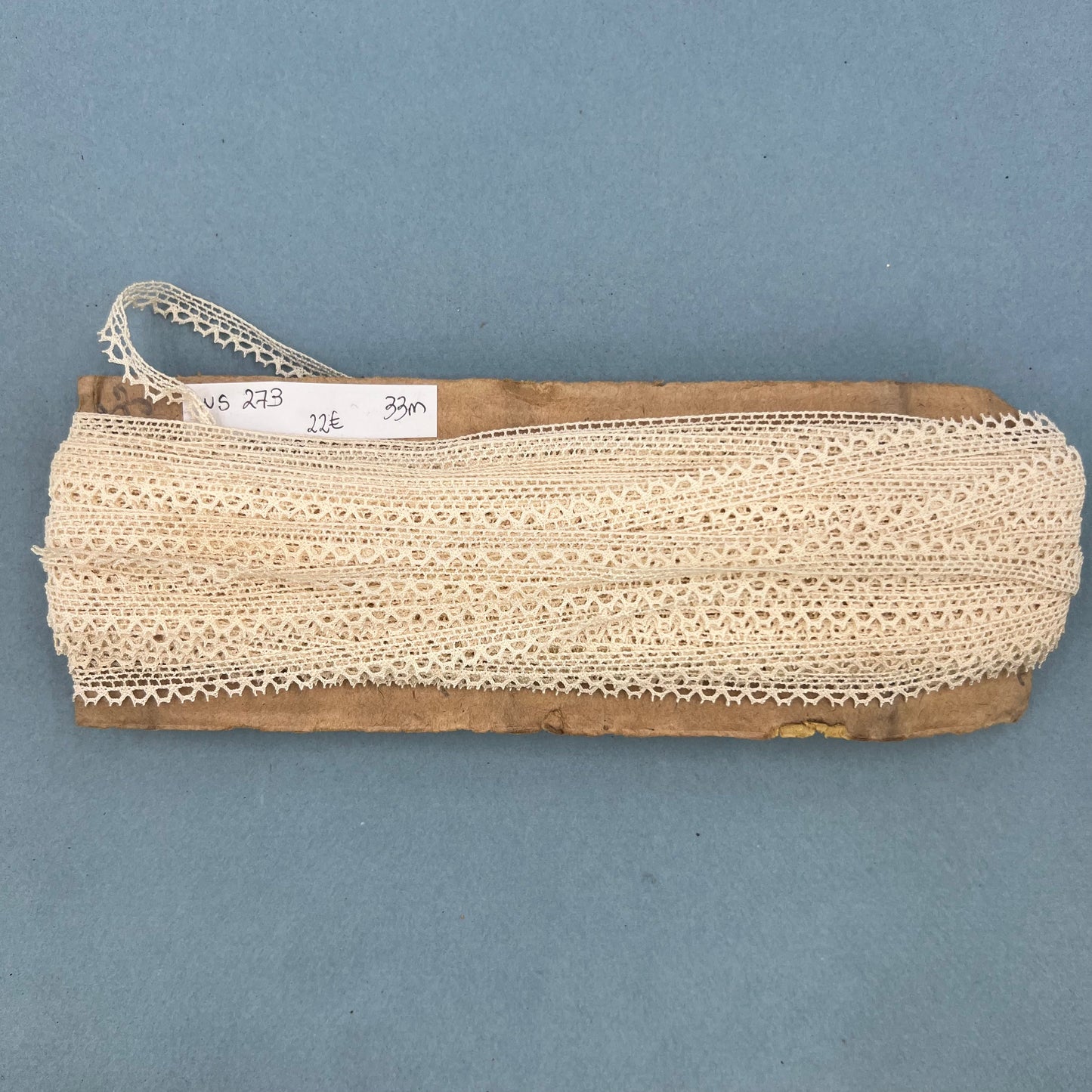Wholesale Vintage French Lace Trim – 33m – Le Puy-en-Velay Cotton Lace