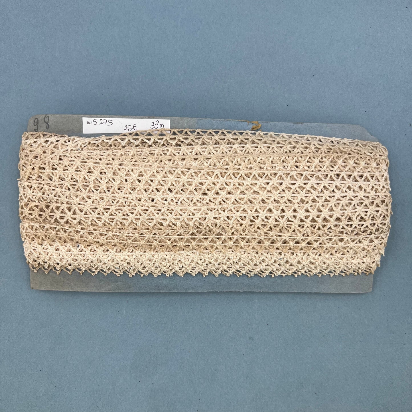 Wholesale Vintage French Lace Trim – 33m – Le Puy-en-Velay Cotton Lace