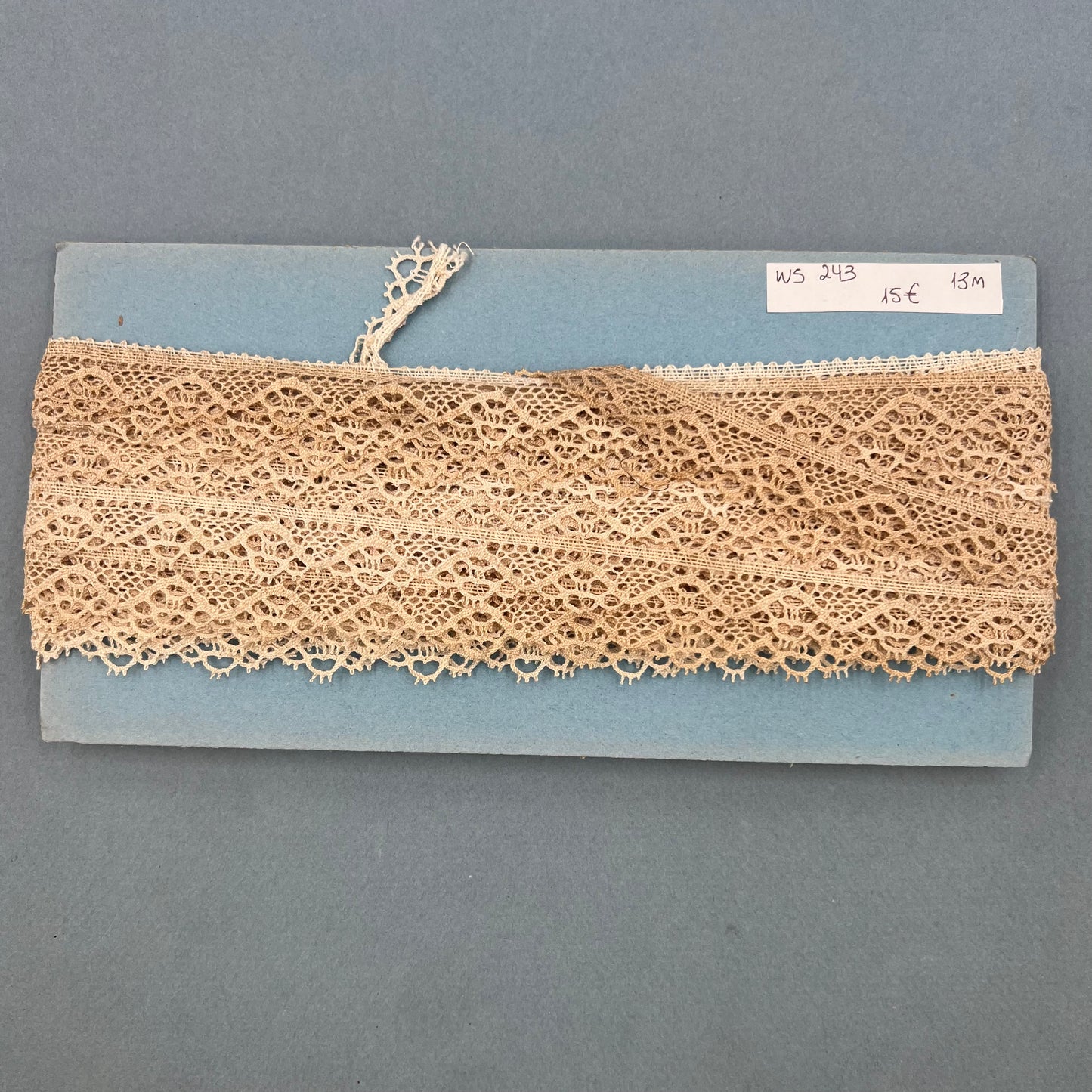 Wholesale Vintage French Lace Trim – 13m – Le Puy-en-Velay Cotton Lace