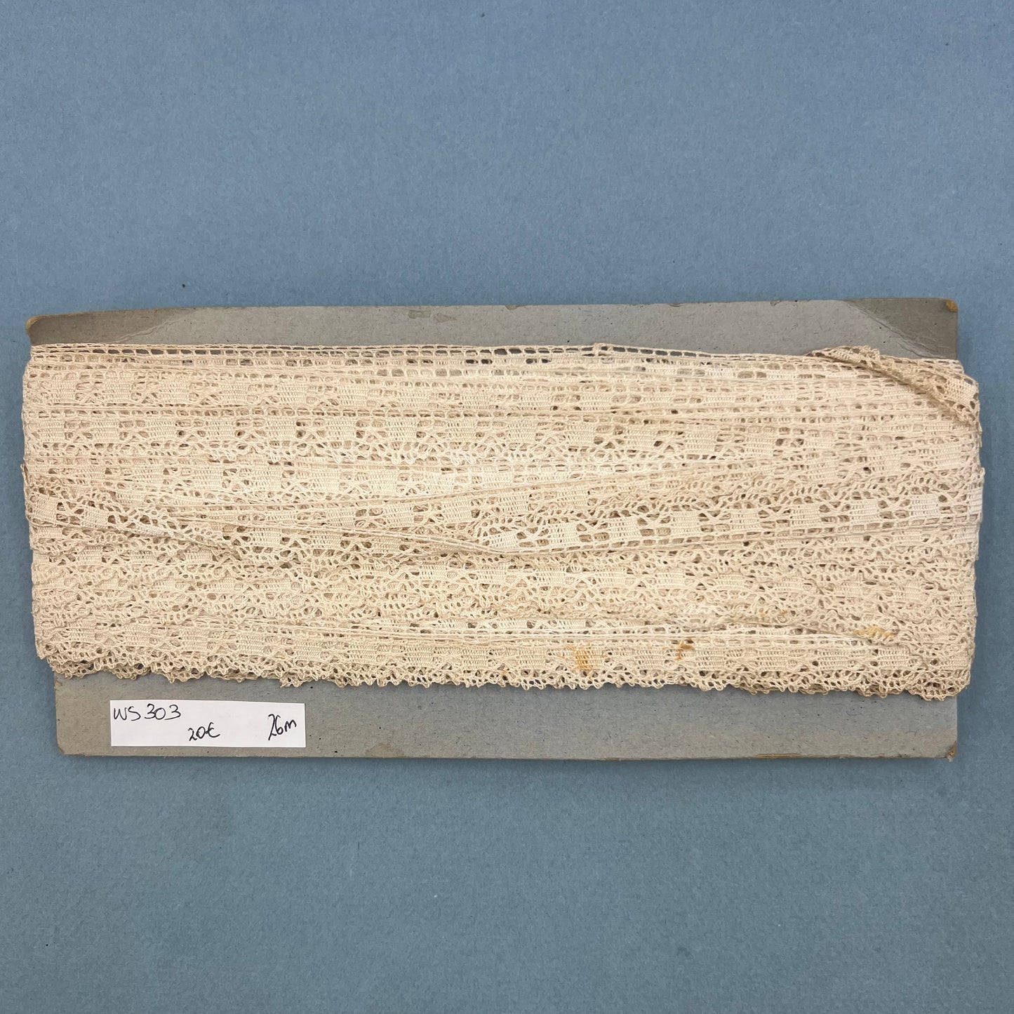 Wholesale Vintage French Lace Trim – 26m – Le Puy-en-Velay Cotton Lace