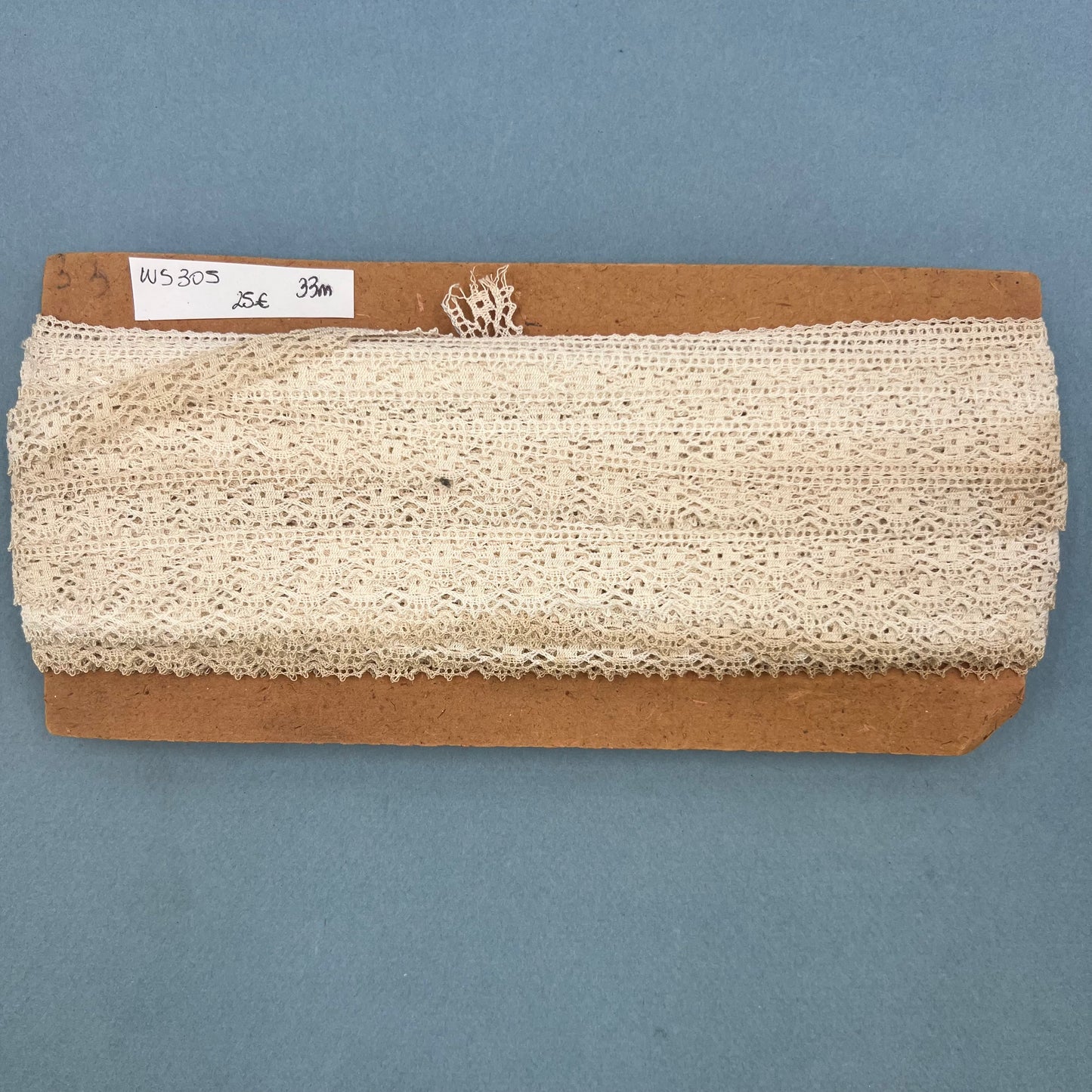 Wholesale Vintage French Lace Trim – 33m – Le Puy-en-Velay Cotton Lace