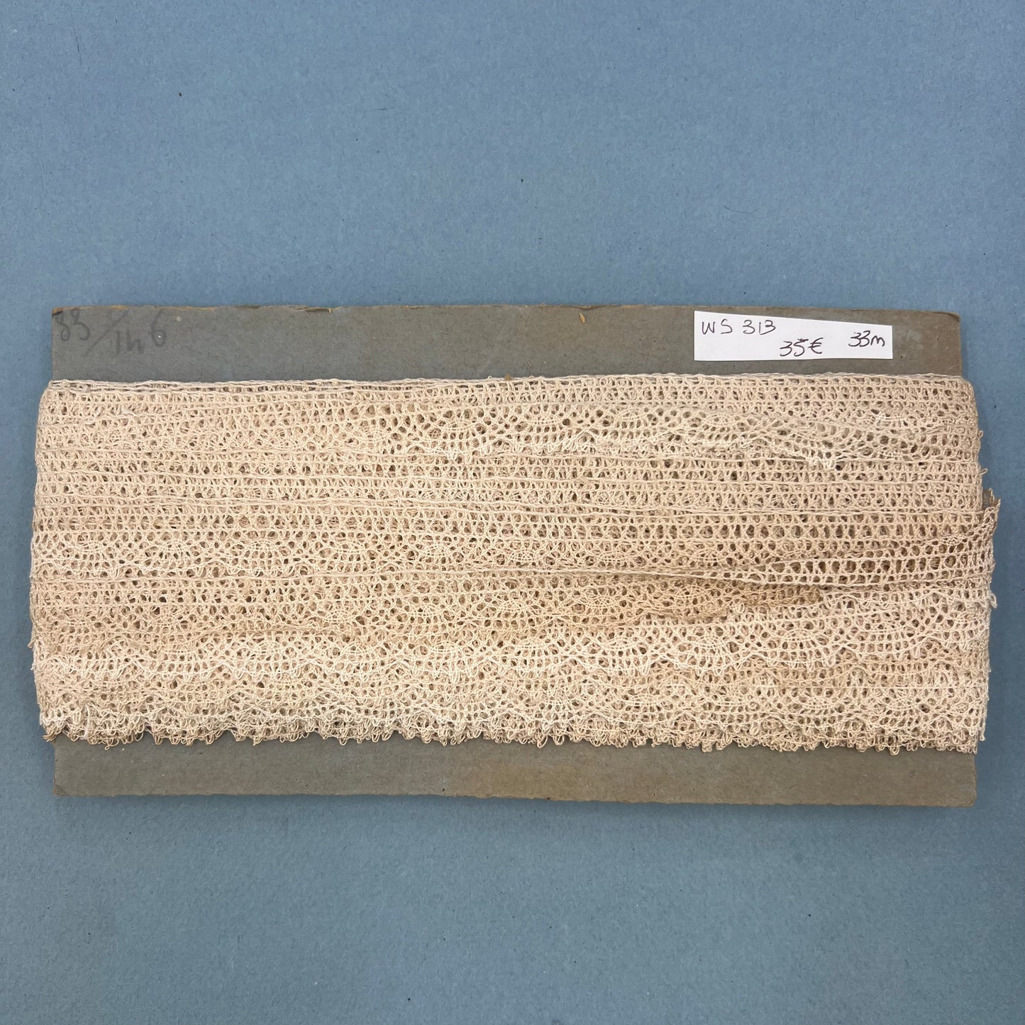 Wholesale Vintage French Lace Trim – 33m – Le Puy-en-Velay Cotton Lace