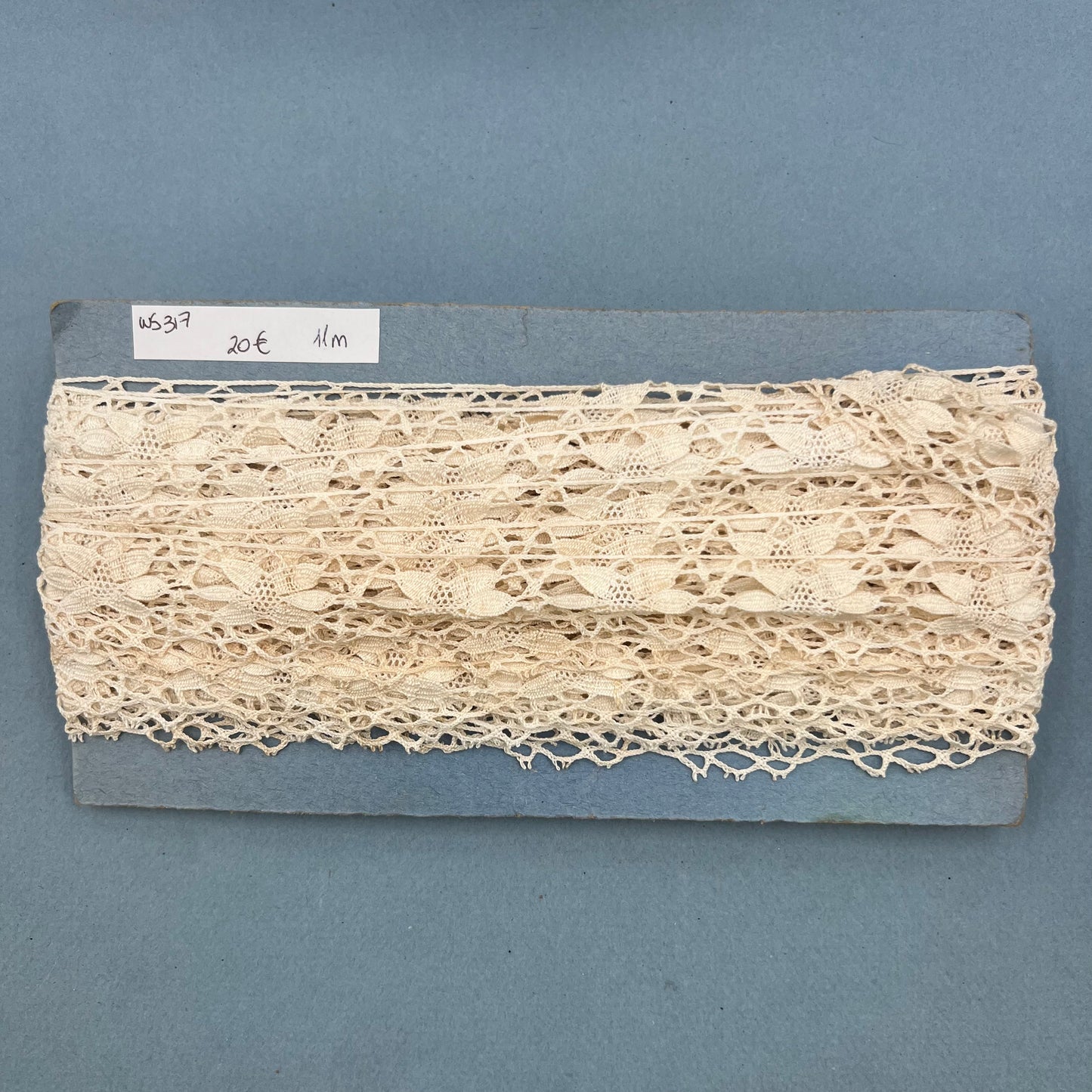 Wholesale Vintage French Lace Trim – 11m – Le Puy-en-Velay Cotton Lace