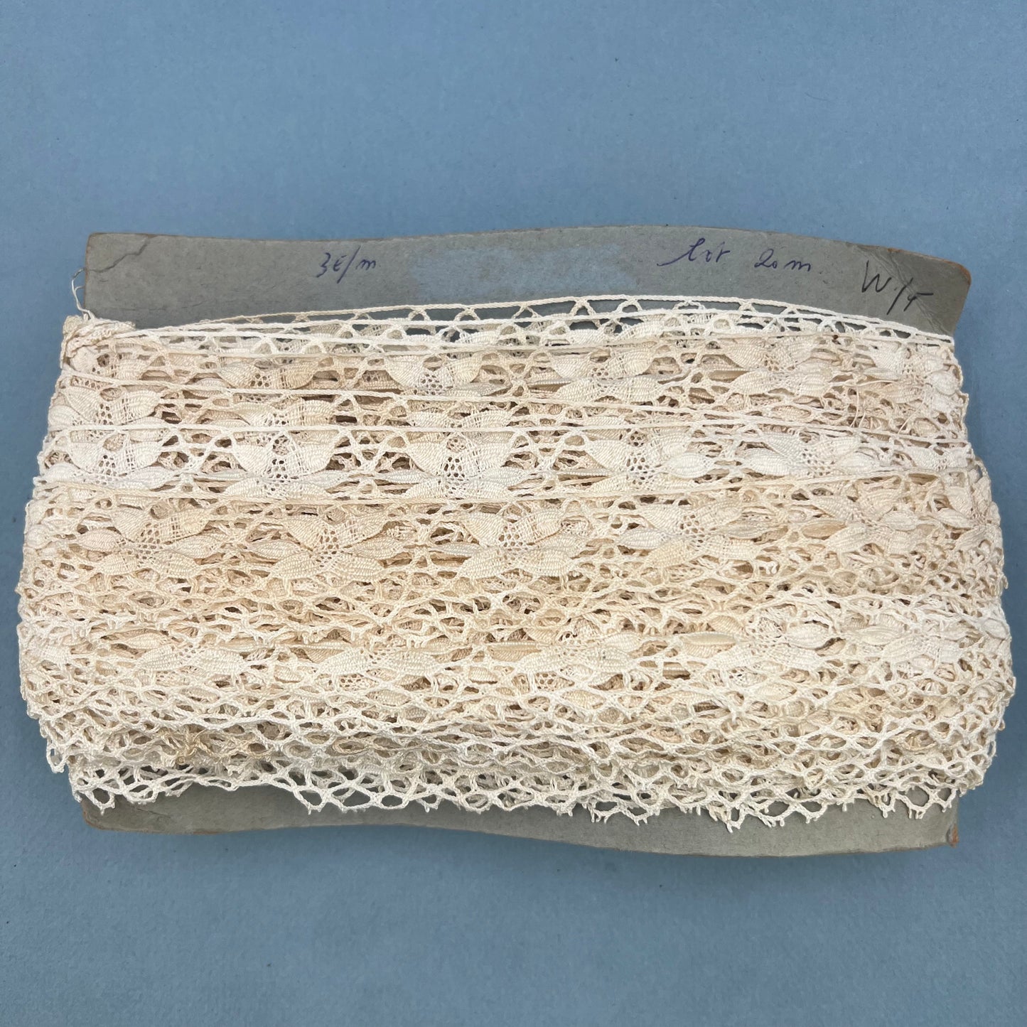Wholesale Vintage French Lace Trim – 28m – Le Puy-en-Velay Cotton Lace