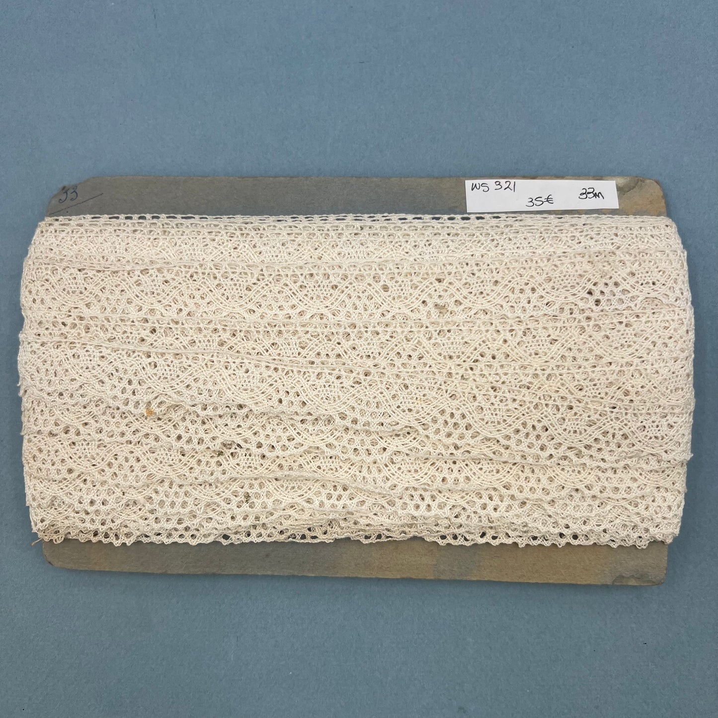 Wholesale Vintage French Lace Trim – 33m – Le Puy-en-Velay Cotton Lace