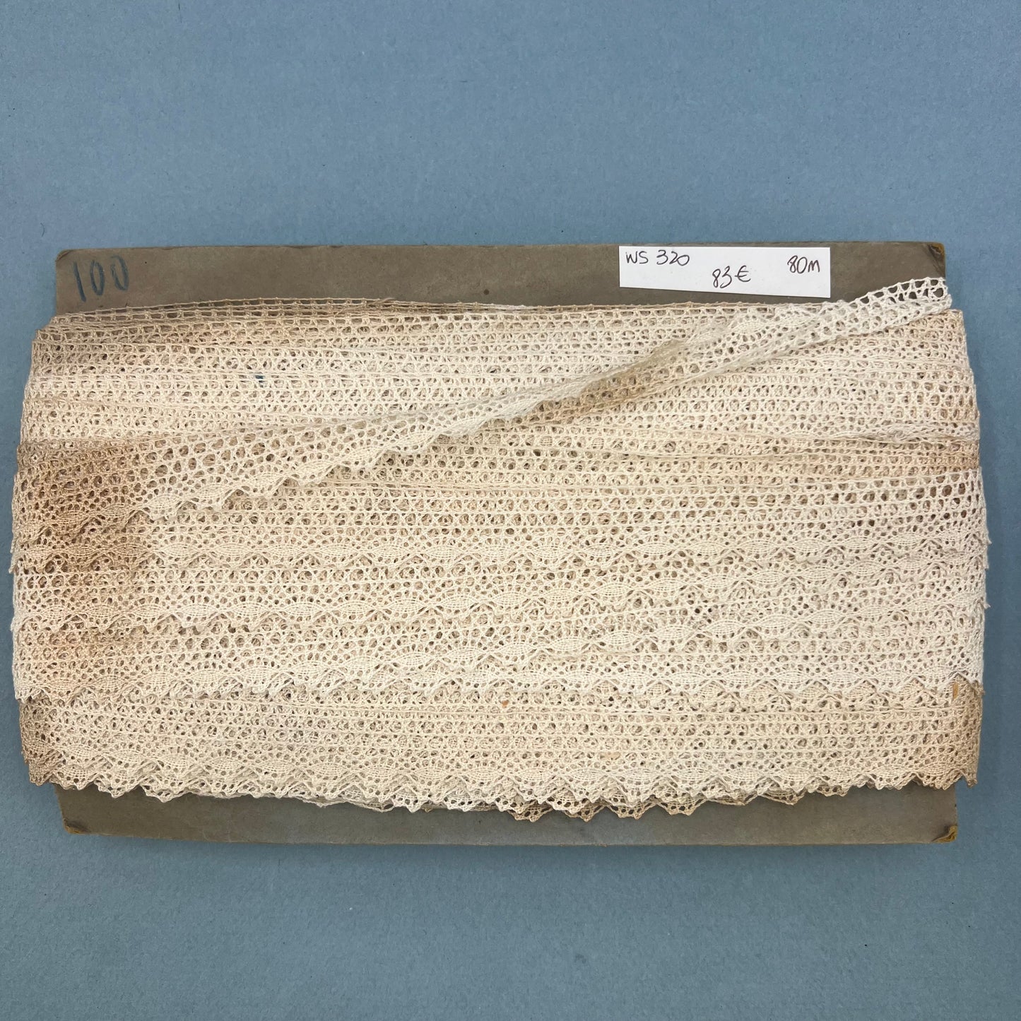 Wholesale Vintage French Lace Trim – 80m – Le Puy-en-Velay Cotton Lace