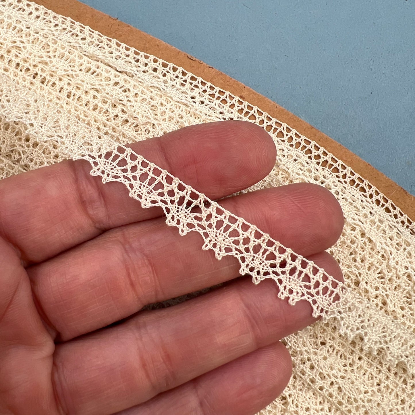 Wholesale Vintage French Lace Trim – 100m – Le Puy-en-Velay Cotton Lace