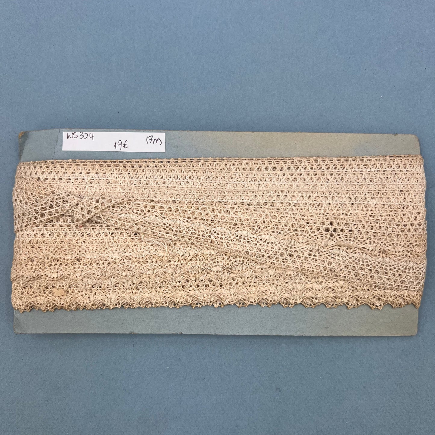 Wholesale Vintage French Lace Trim – 17m – Le Puy-en-Velay Cotton Lace