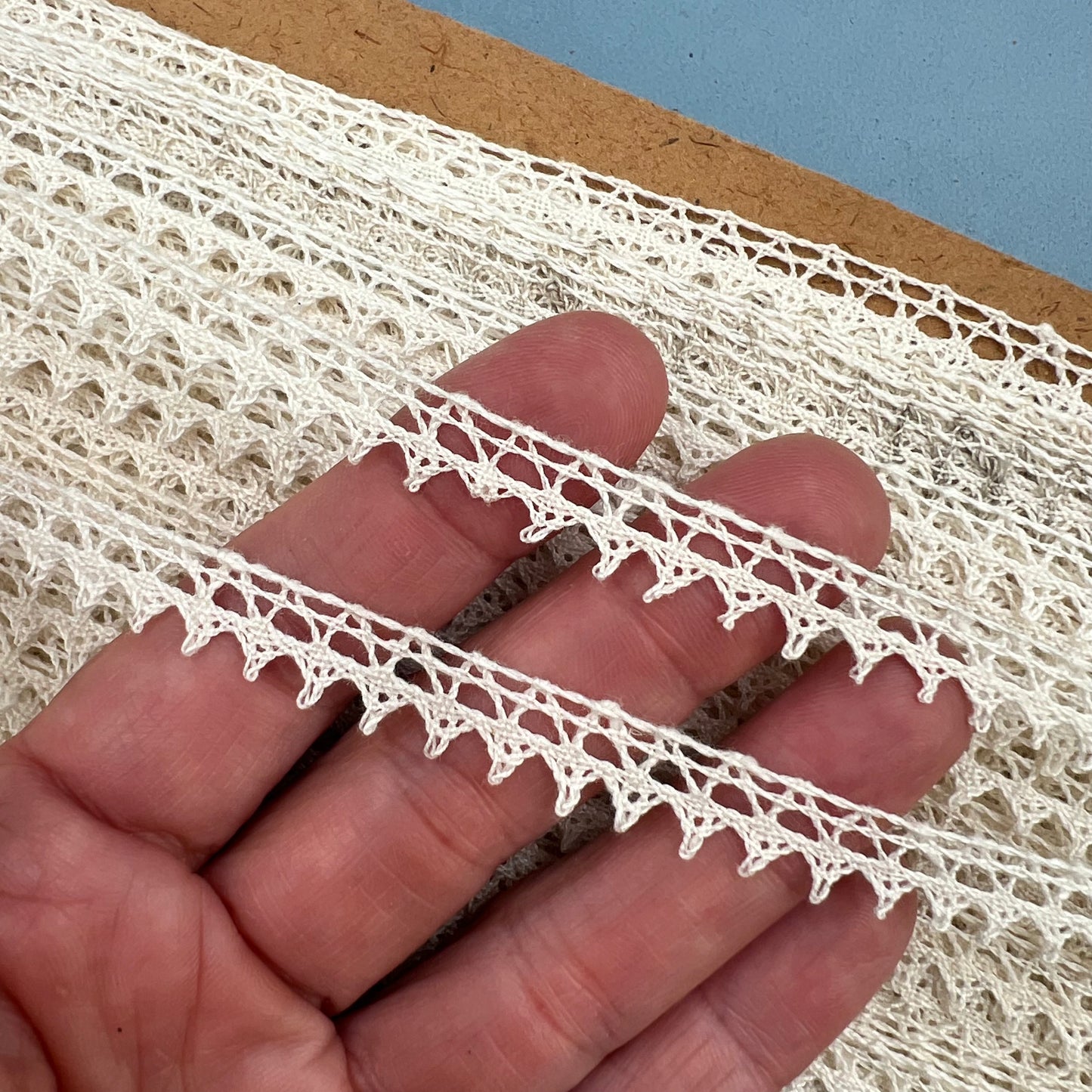 Wholesale Vintage French Lace Trim – 70m – Le Puy-en-Velay Cotton Lace