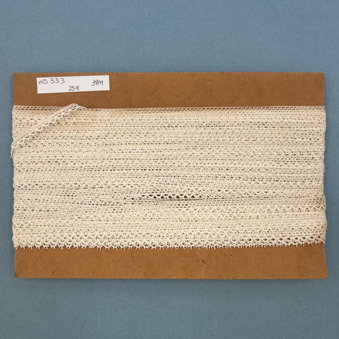 Wholesale Vintage French Lace Trim – 38m – Le Puy-en-Velay Cotton Lace