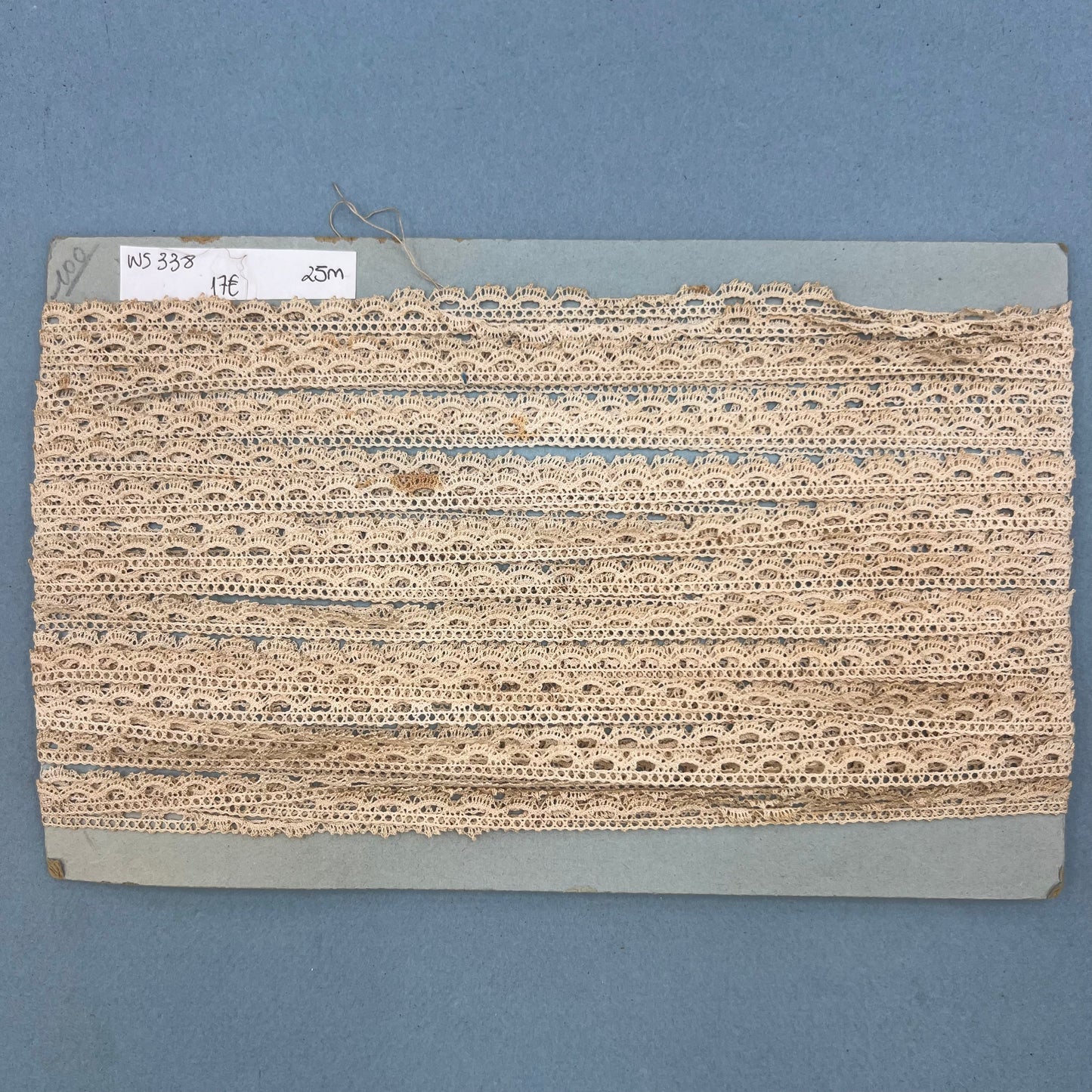 Wholesale Vintage French Lace Trim – 25m – Le Puy-en-Velay Cotton Lace