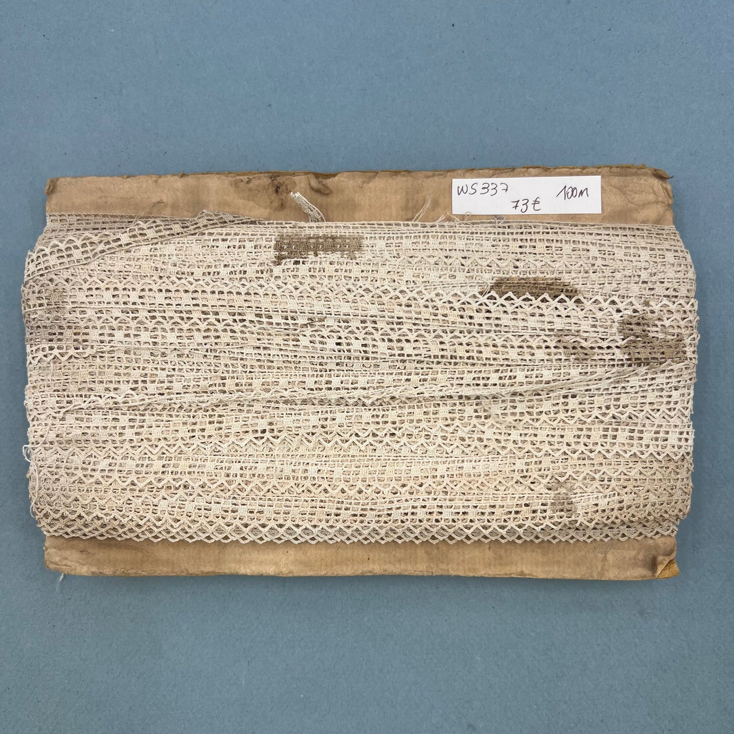 Wholesale Vintage French Lace Trim – 100m – Le Puy-en-Velay Cotton Lace