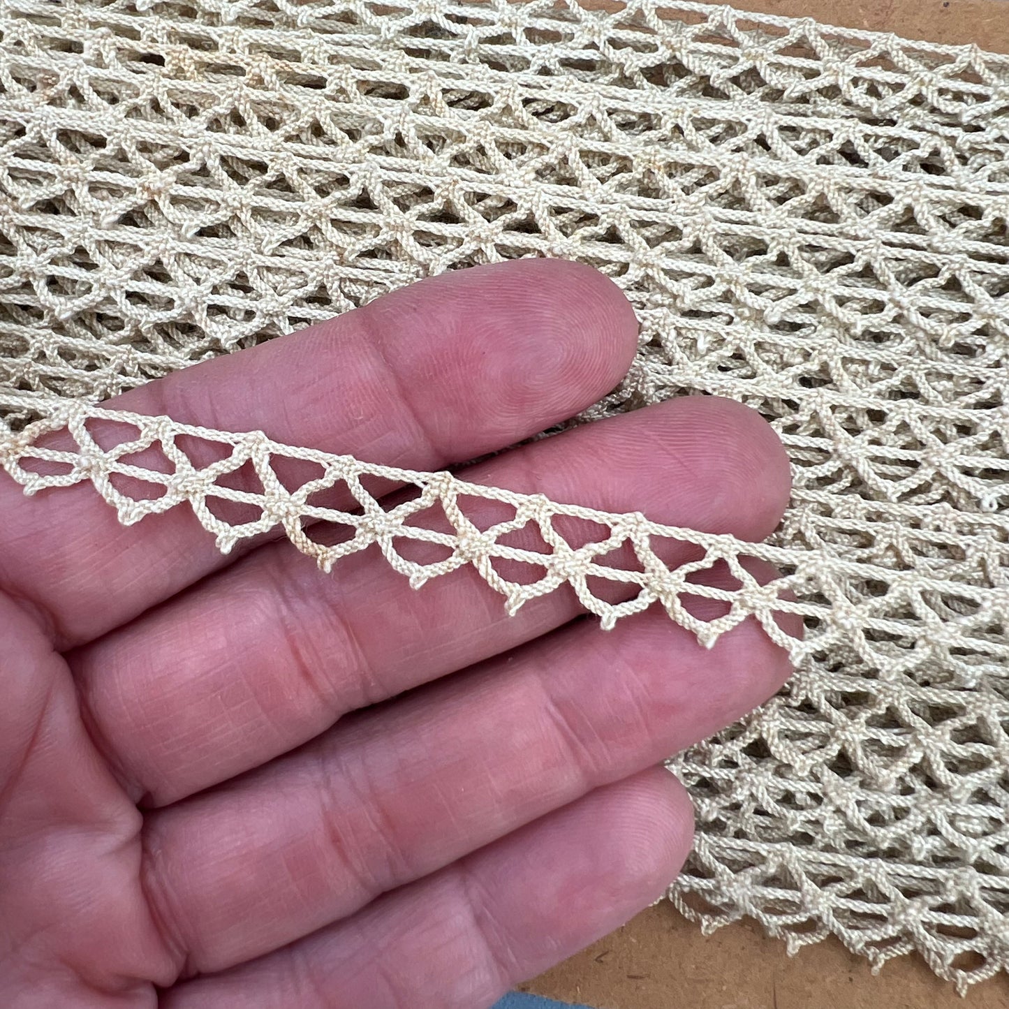 Wholesale Vintage French Lace Trim – 30m – Le Puy-en-Velay Cotton Lace