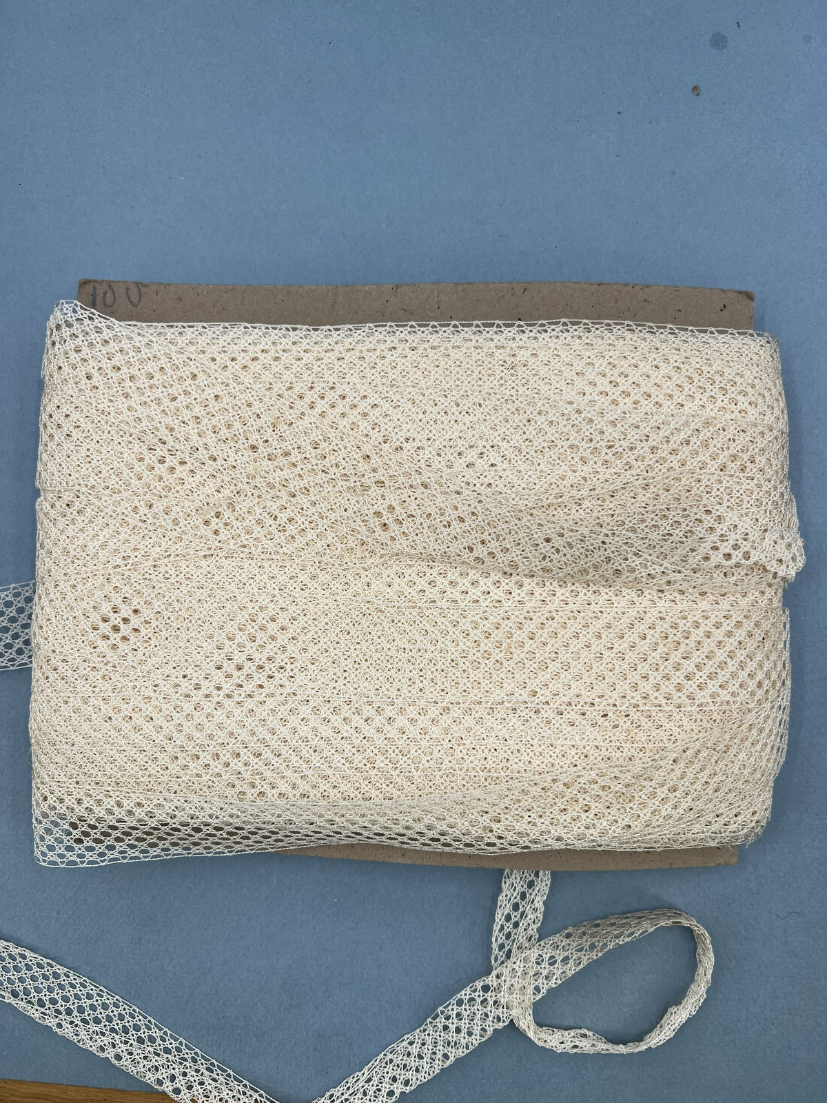 Wholesale Vintage French Lace Trim – 105m – Le Puy-en-Velay Cotton Lace