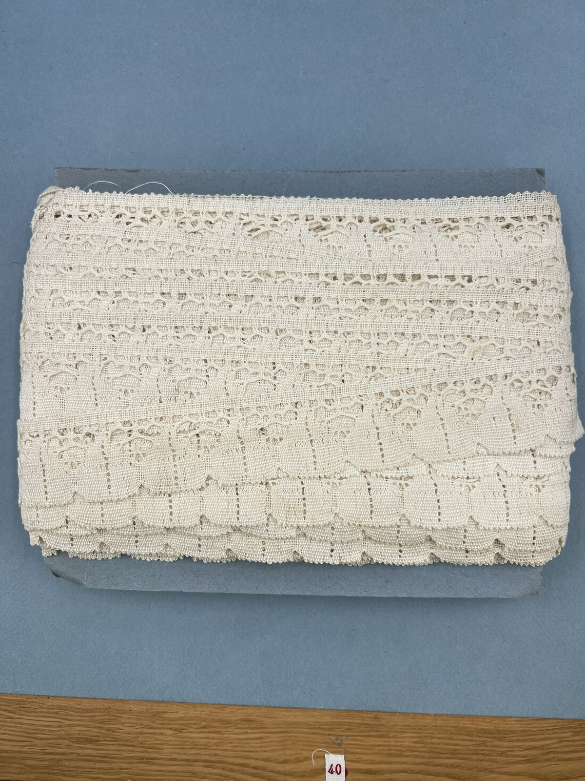Wholesale Vintage French Lace Trim – 31m – Le Puy-en-Velay Cotton Lace