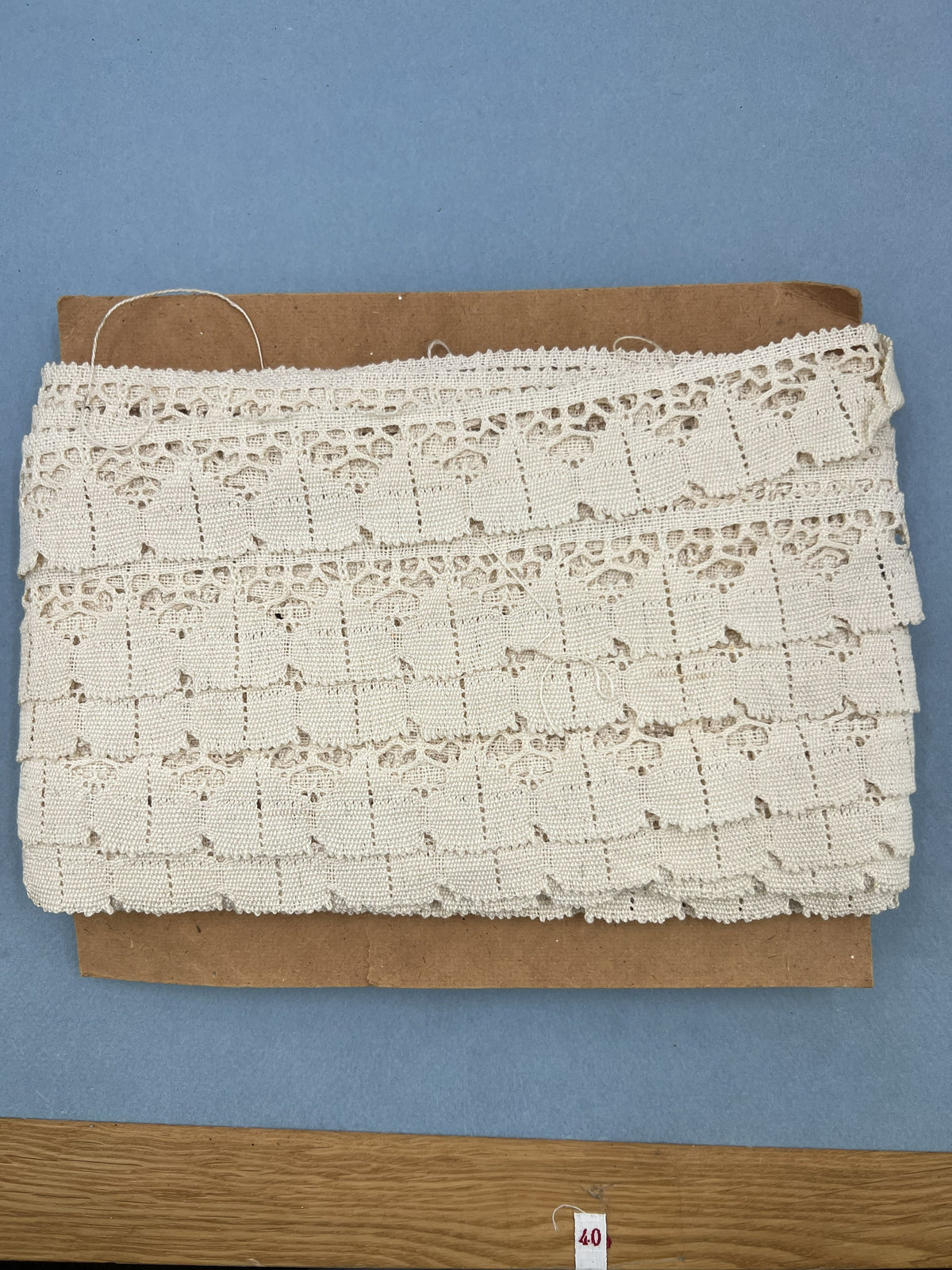Wholesale Vintage French Lace Trim – 24m – Le Puy-en-Velay Cotton Lace