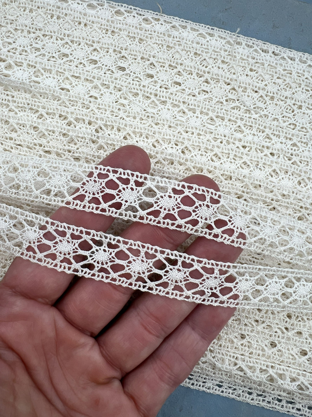 Wholesale Vintage French Lace Trim – 60m – Le Puy-en-Velay Cotton Lace