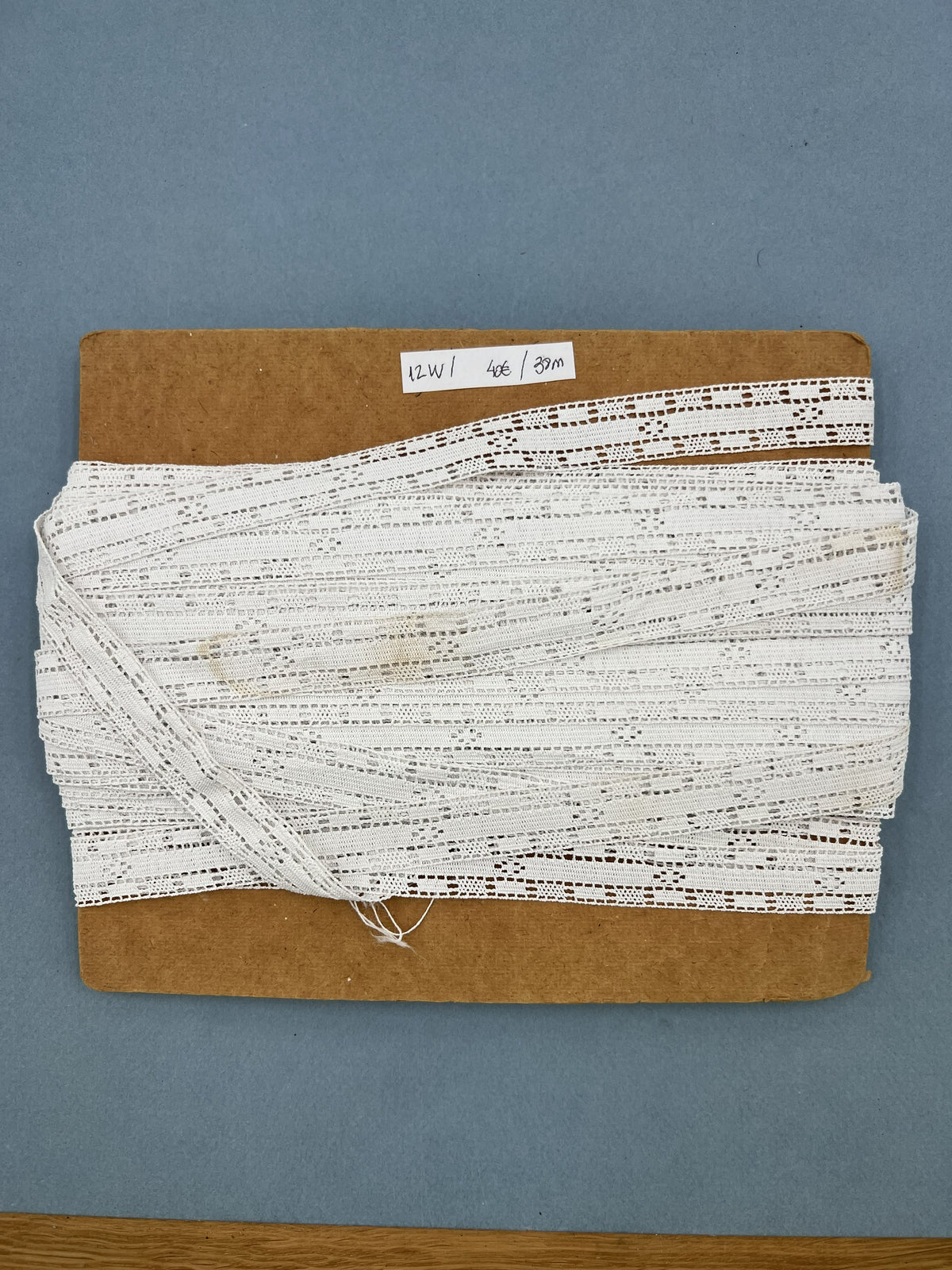 Wholesale Vintage French Lace Trim – 38m – Le Puy-en-Velay Cotton Lace