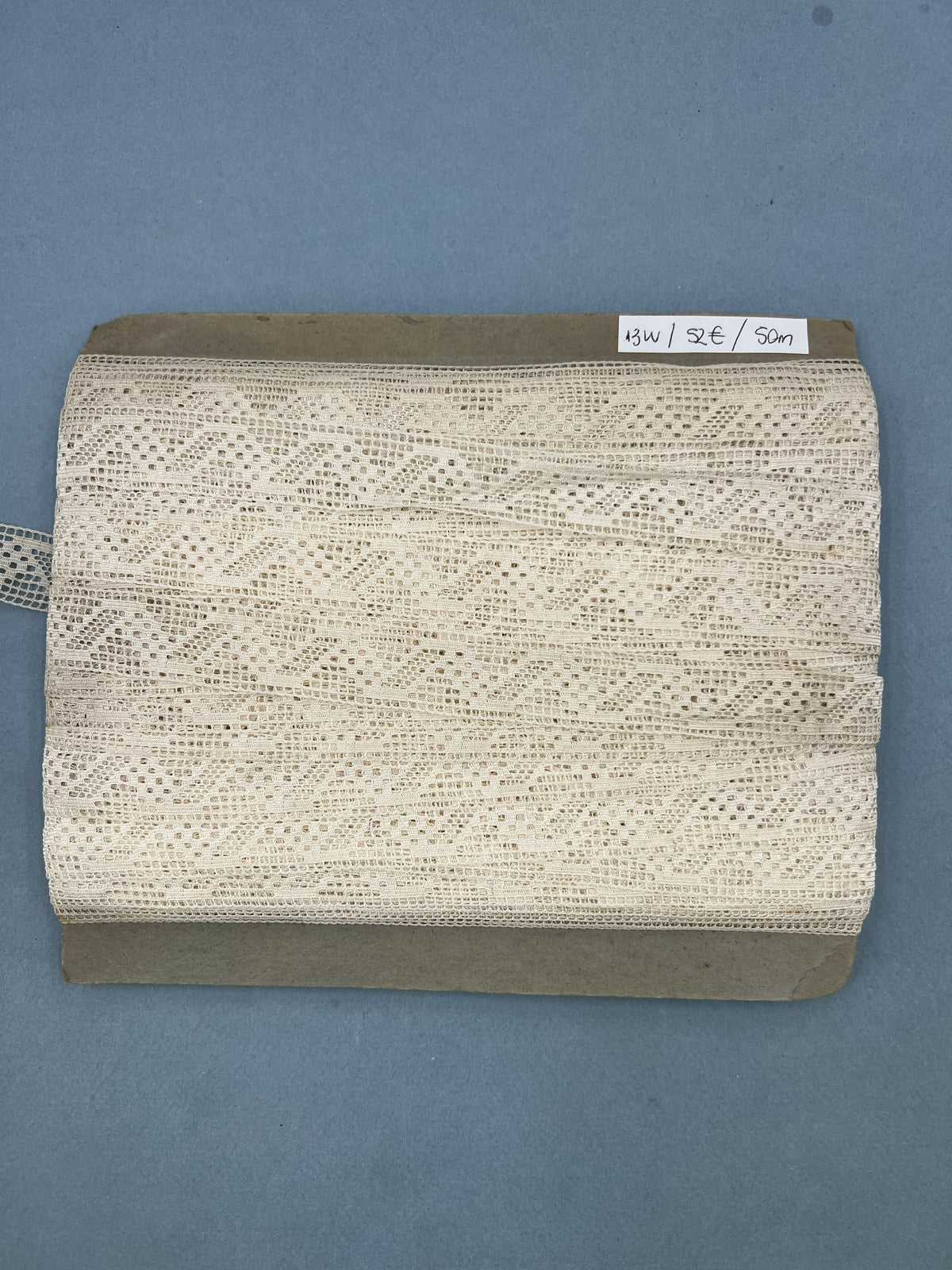 Wholesale Vintage French Lace Trim – 50m – Le Puy-en-Velay Cotton Lace