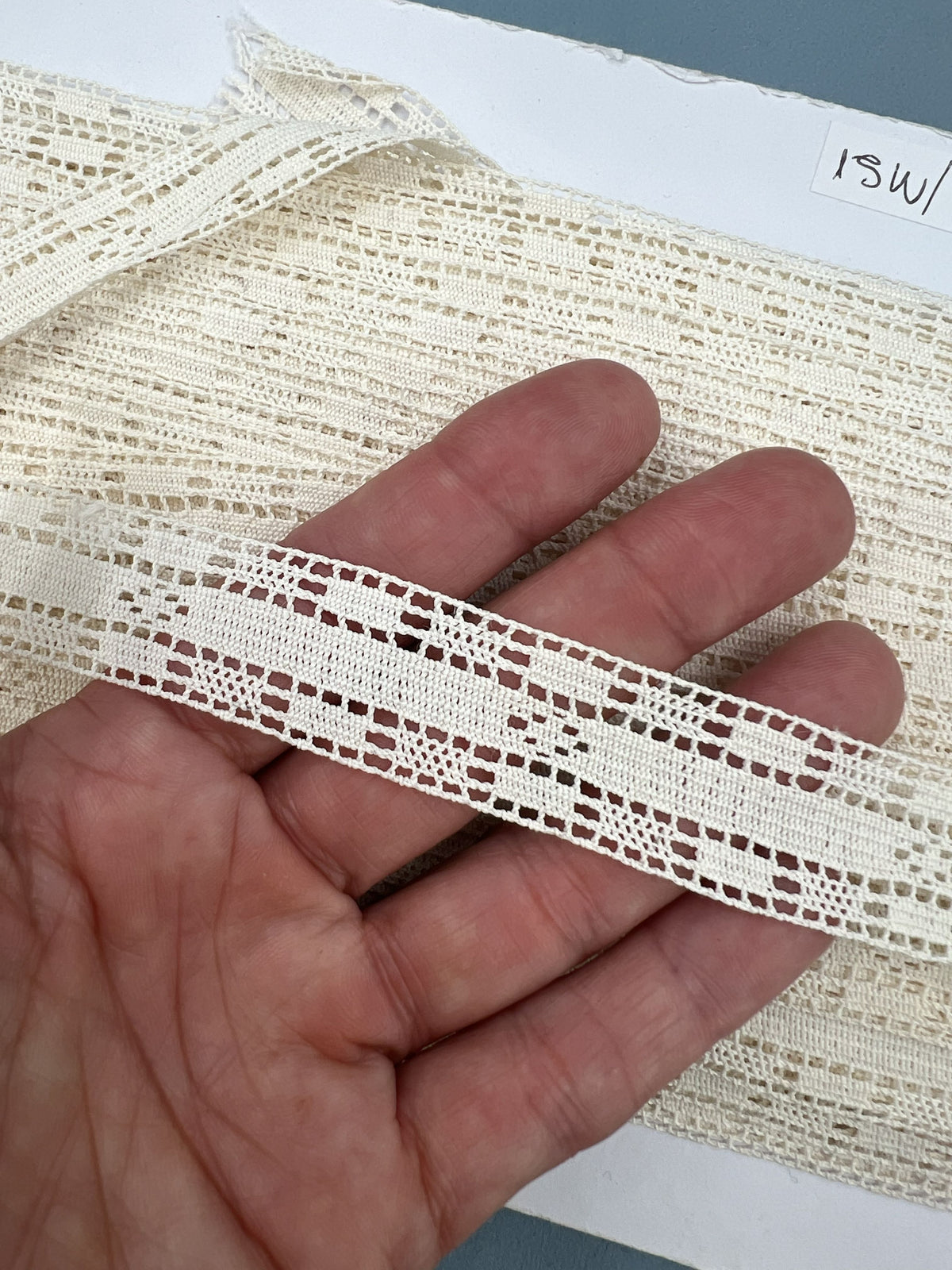 Wholesale Vintage French Lace Trim – 38m – Le Puy-en-Velay Cotton Lace