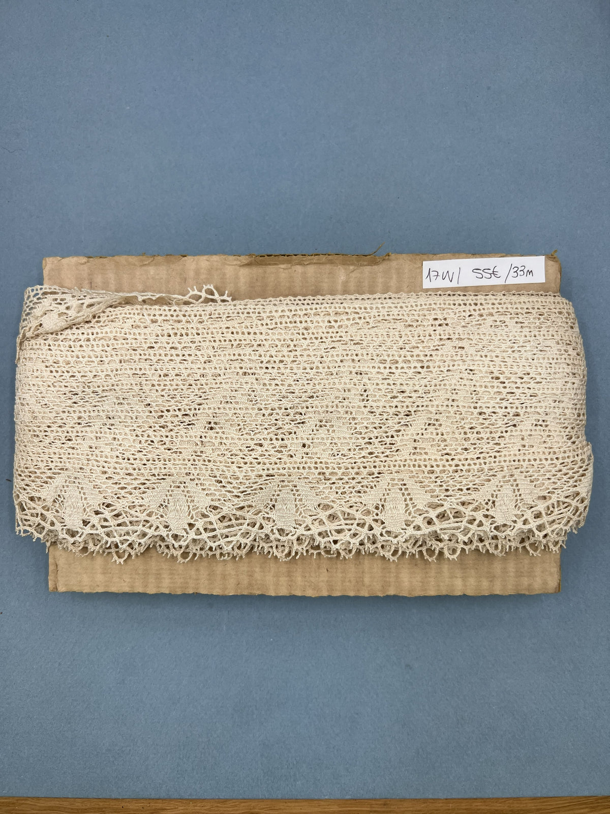 Wholesale Vintage French Lace Trim – 33m – Le Puy-en-Velay Cotton Lace