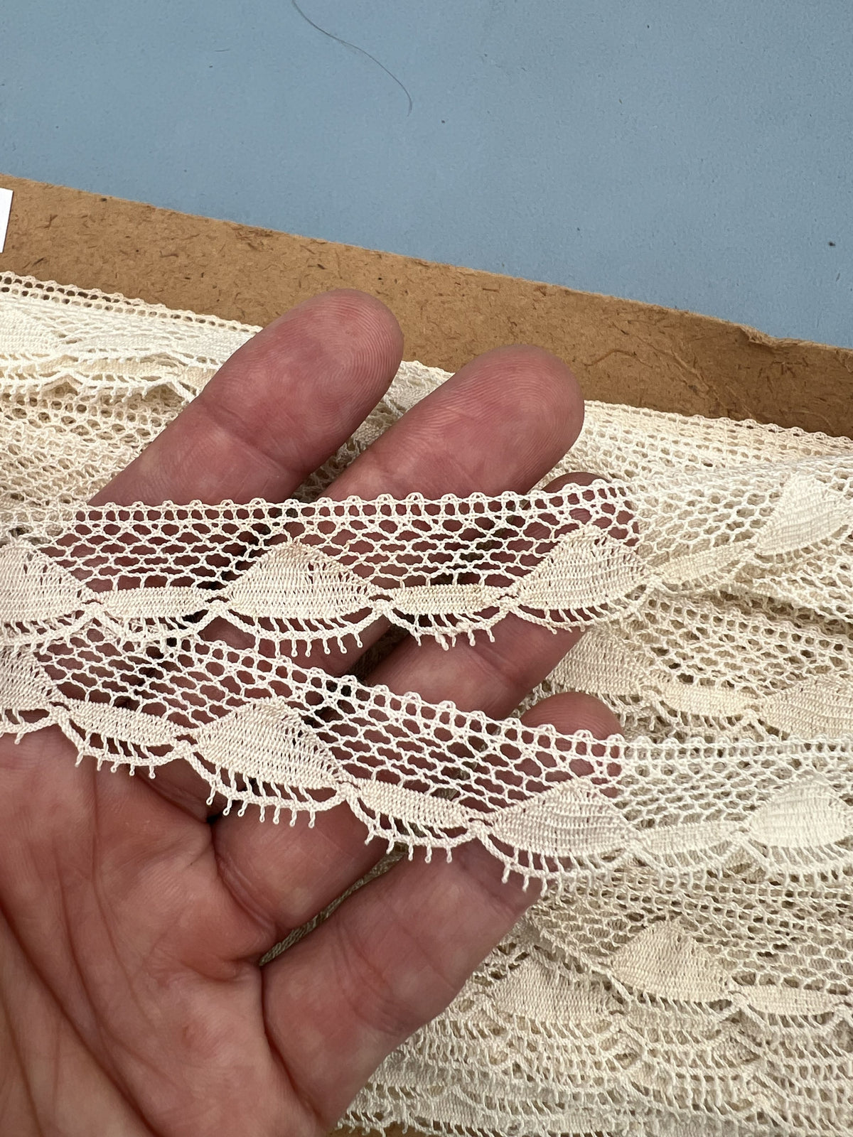 Wholesale Vintage French Lace Trim – 80m – Le Puy-en-Velay Cotton Lace