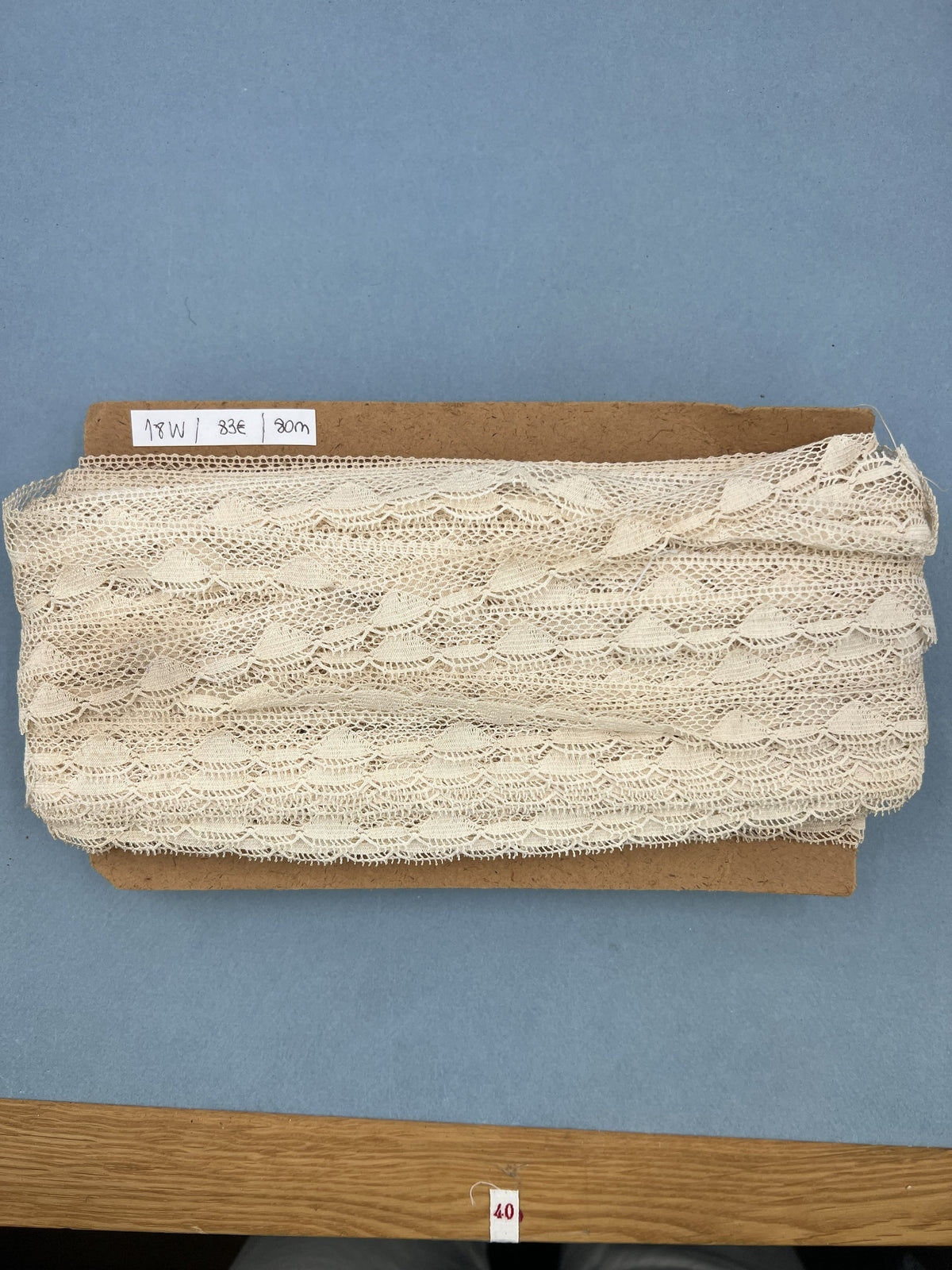 Wholesale Vintage French Lace Trim – 80m – Le Puy-en-Velay Cotton Lace